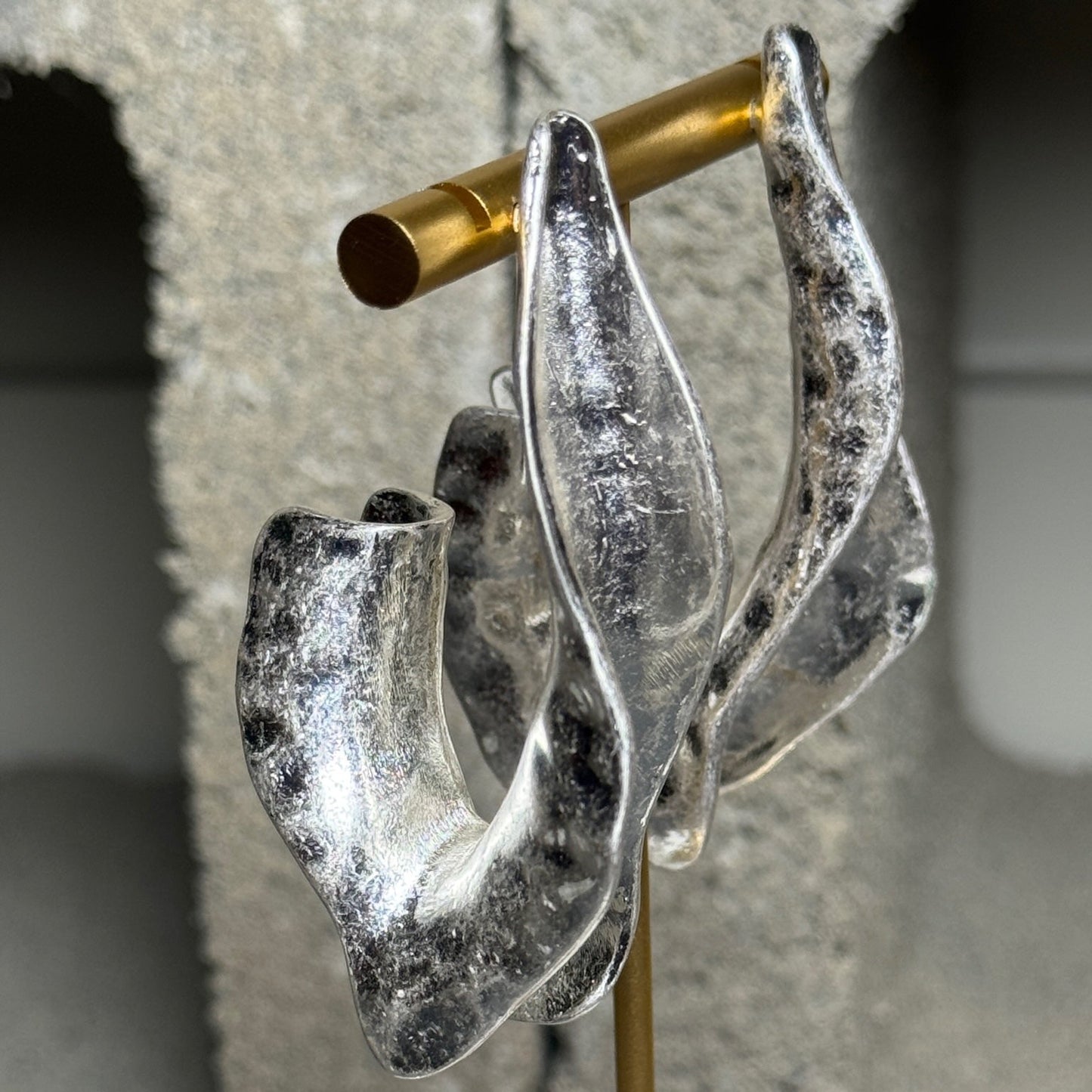 Off The Hook Abstract Earrings