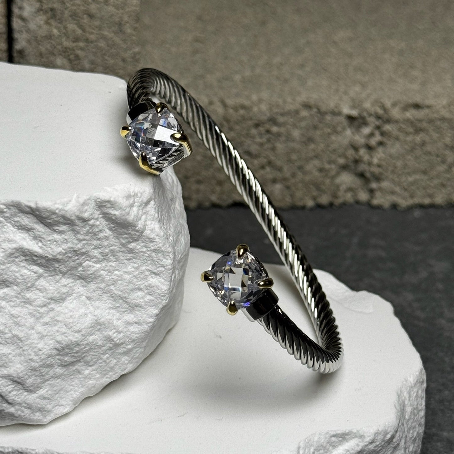 Too Fine 14K Plated Bracelet Up To 9"