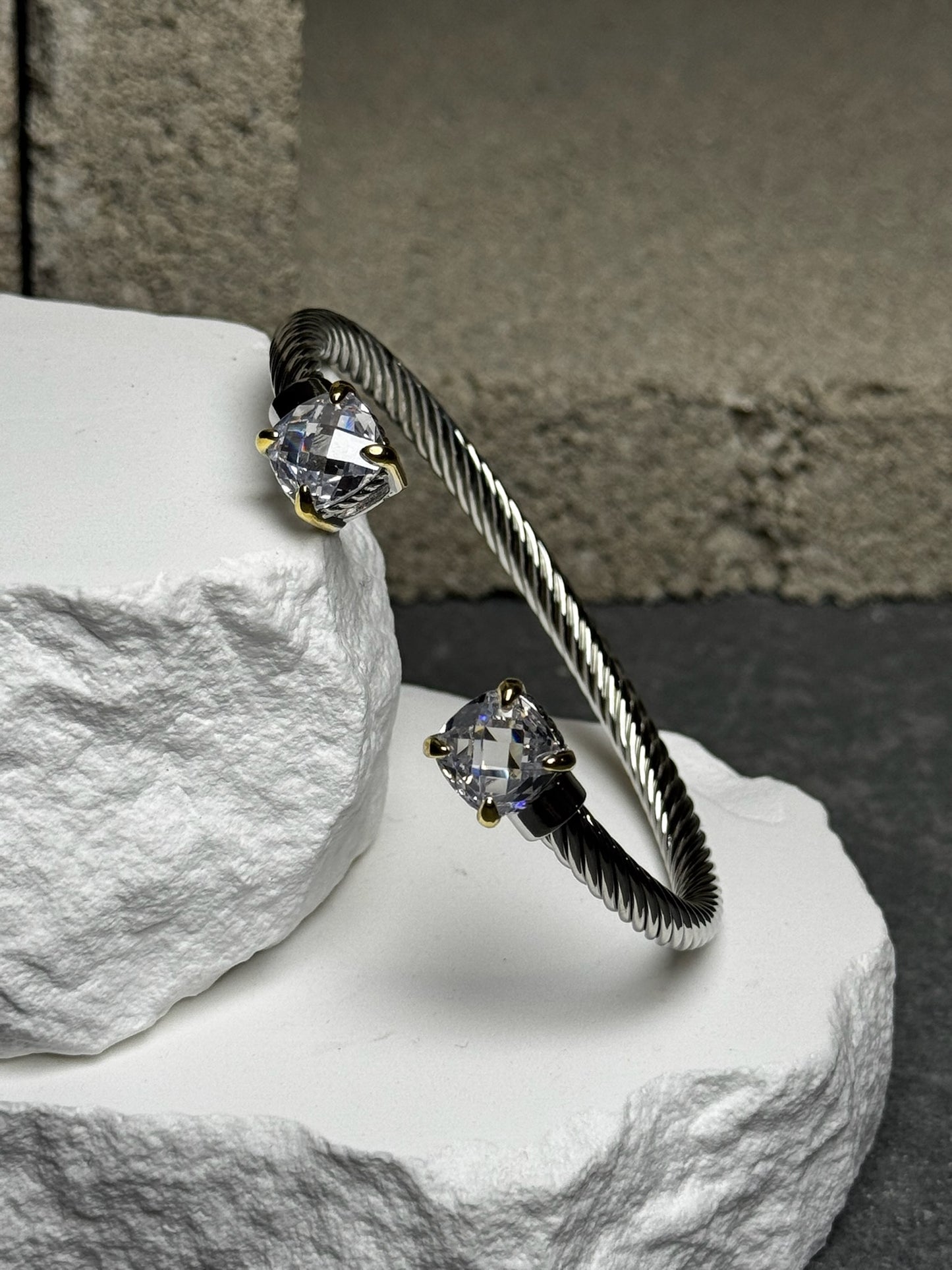 Too Fine 14K Plated Bracelet Up To 9"