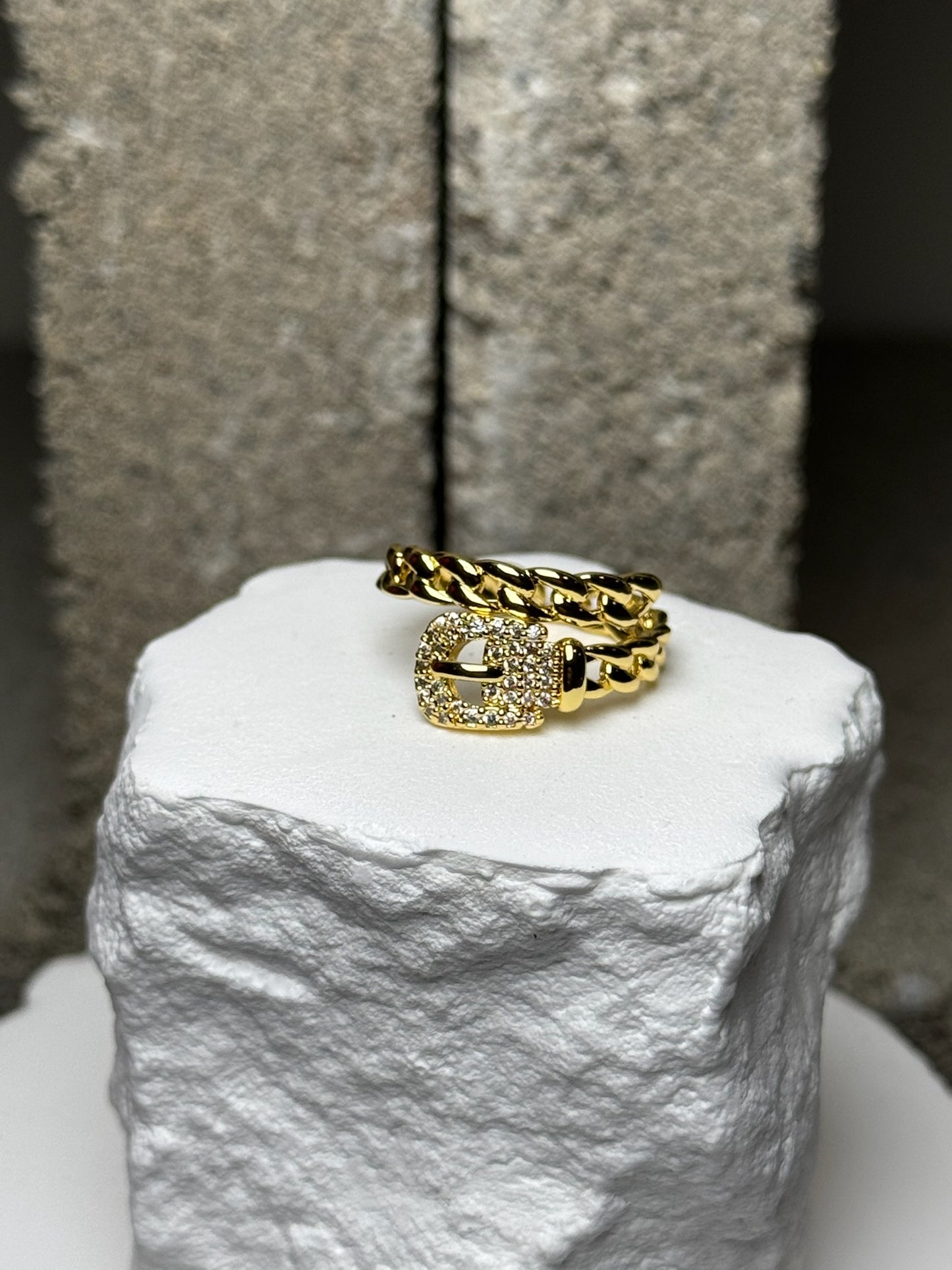 Buckle Down Belt Ring Size 8