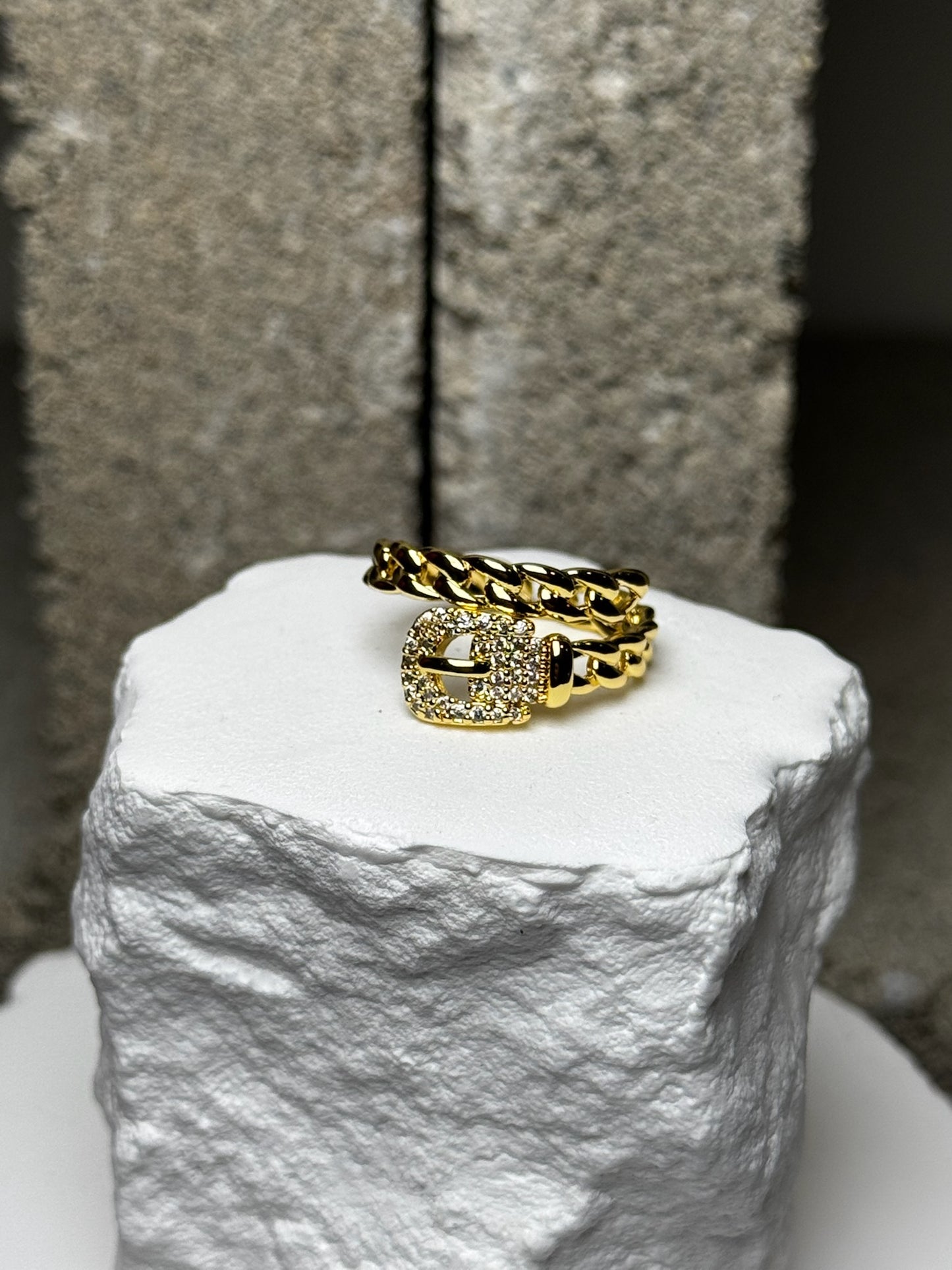 Buckle Down Belt Ring Size 8