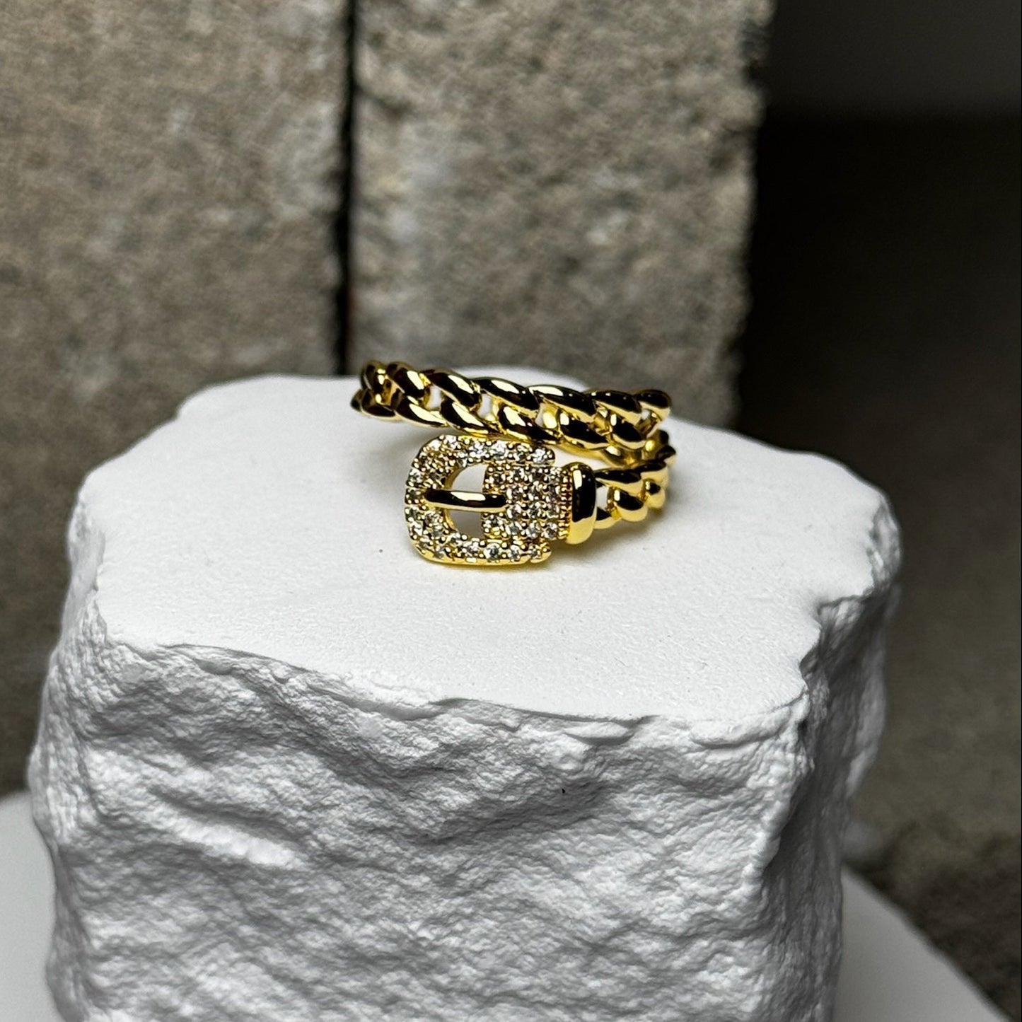 Buckle Down Belt Ring Size 8