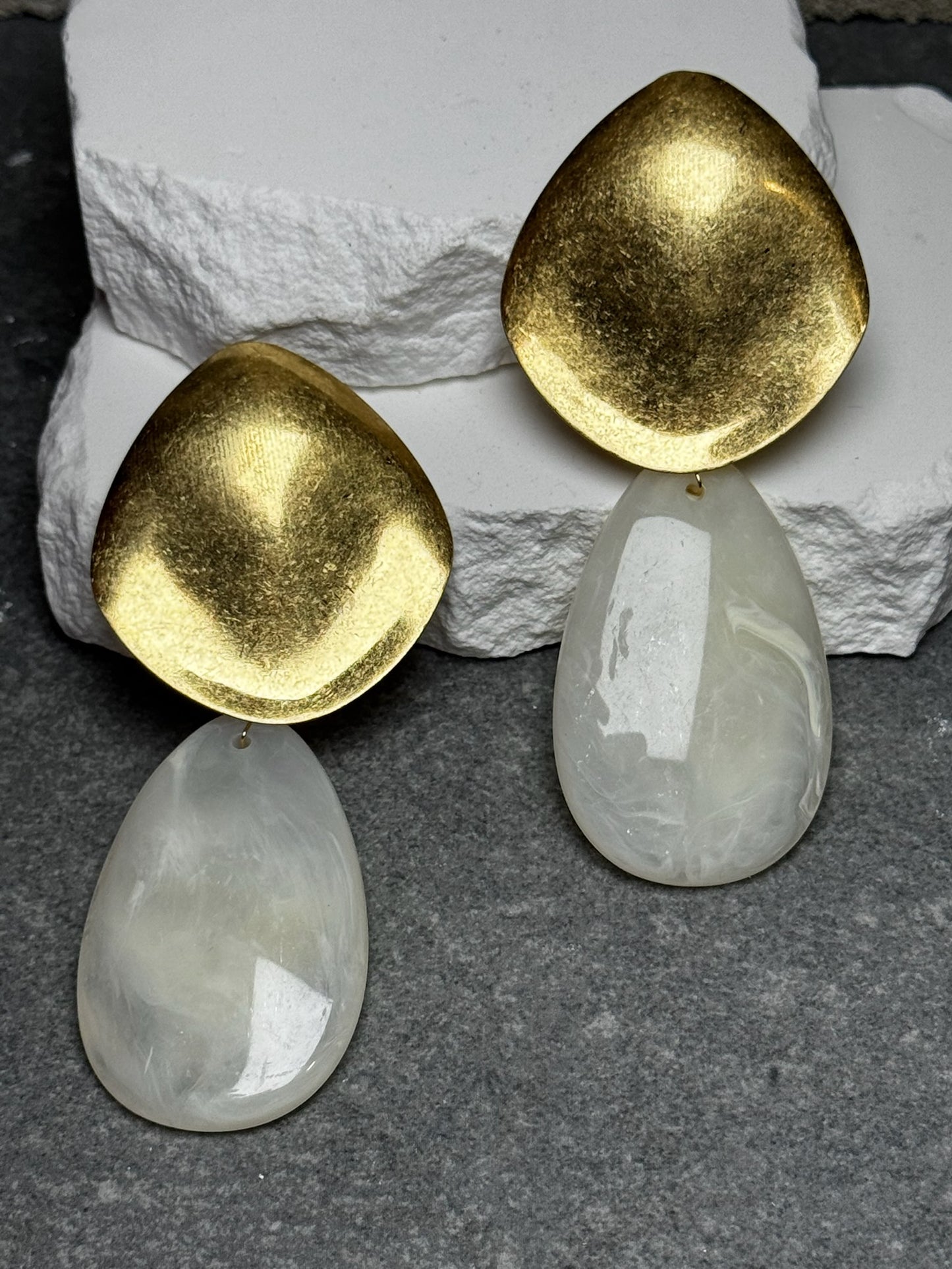 Soft Statement 2 Layer Earrings