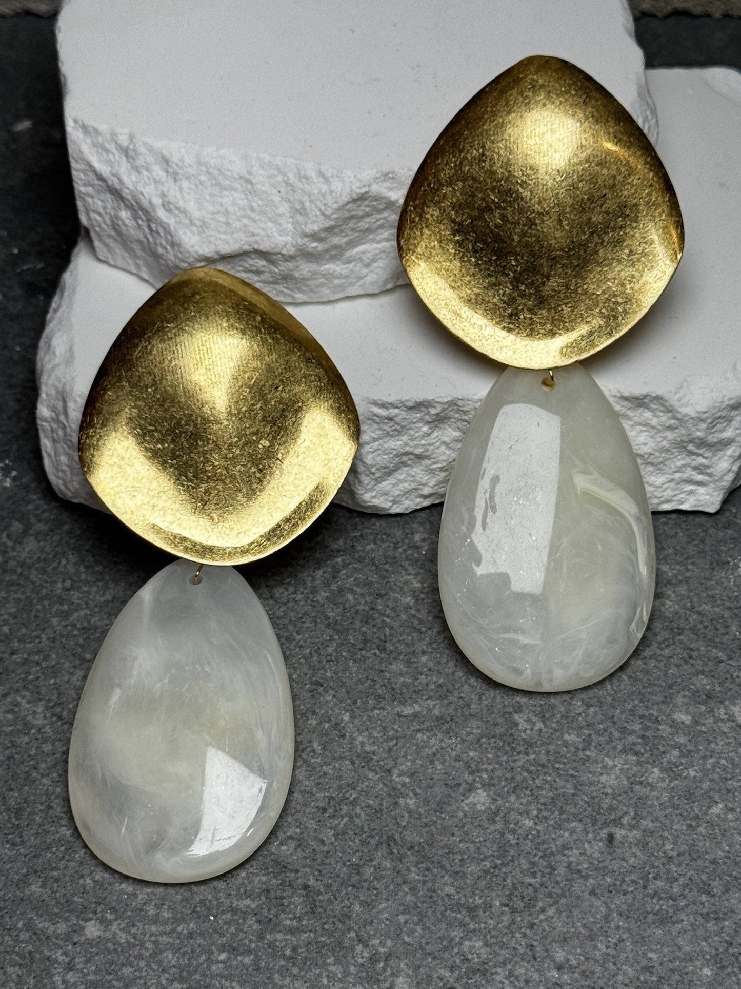 Soft Statement 2 Layer Earrings