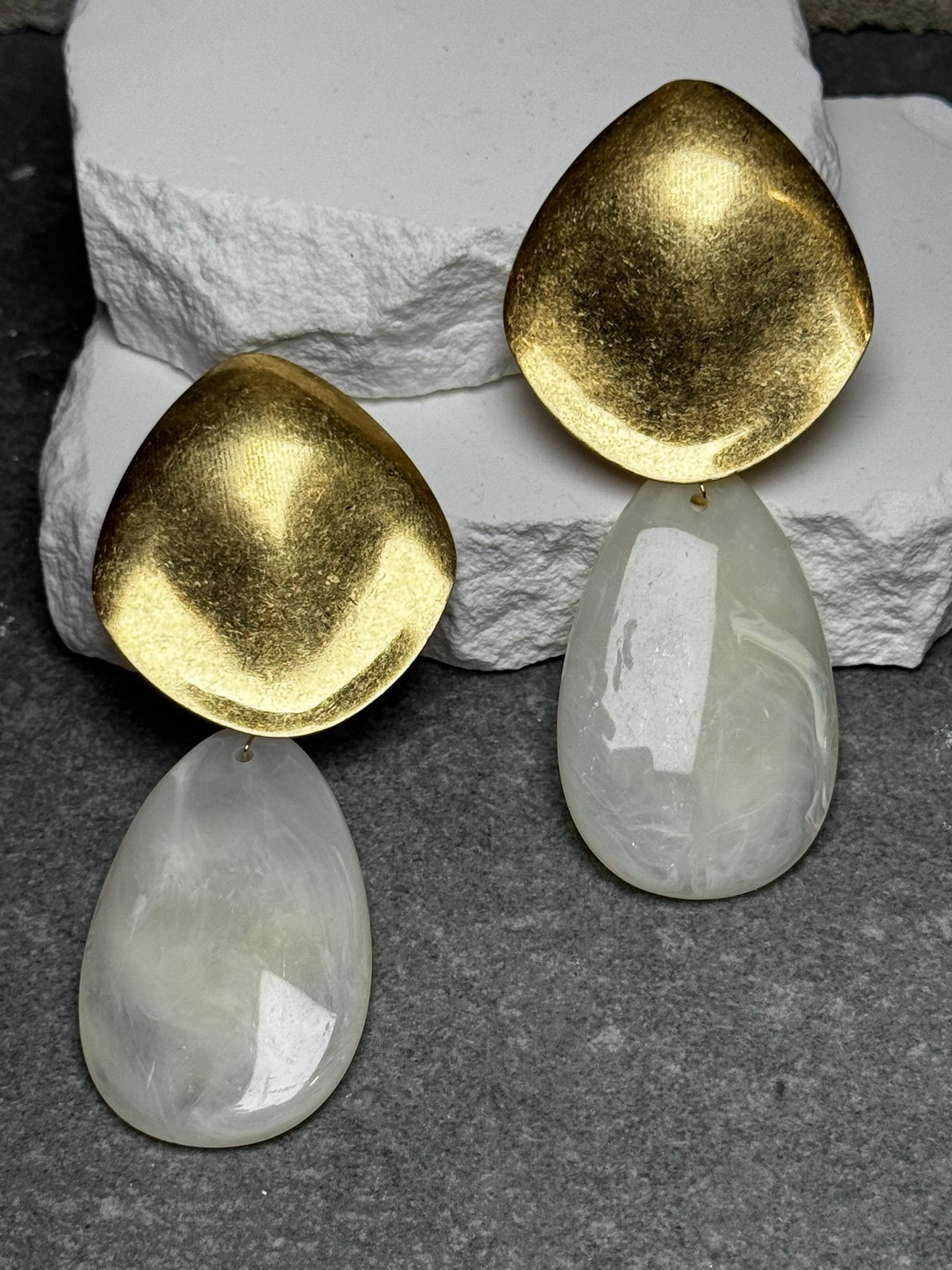 Soft Statement 2 Layer Earrings