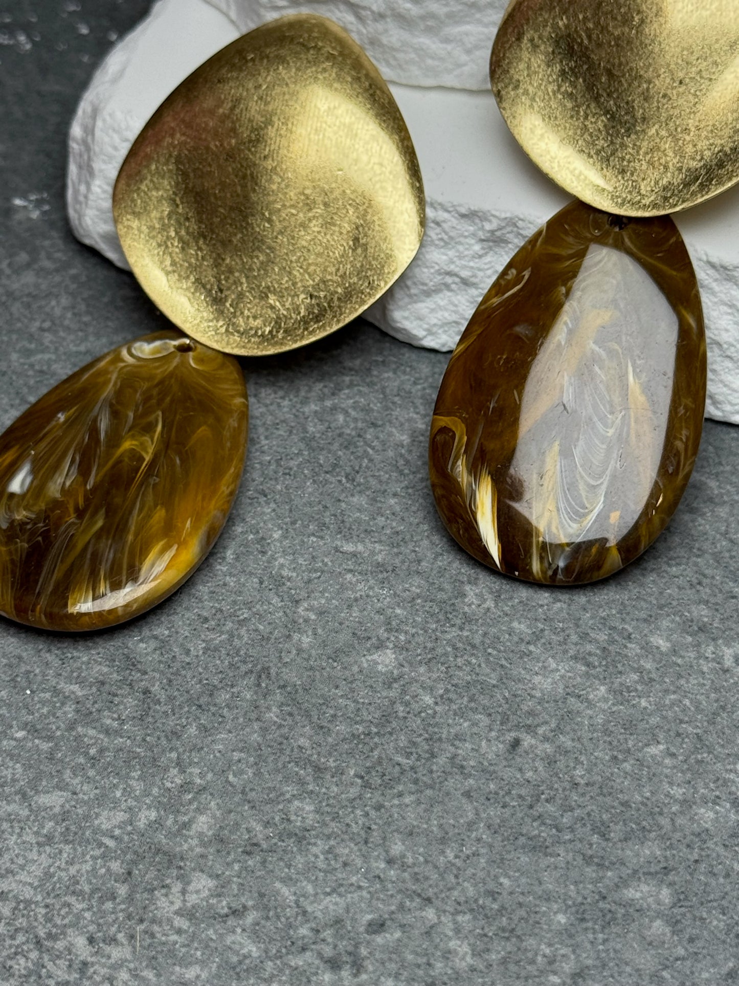 Soft Statement 2 Layer Earrings