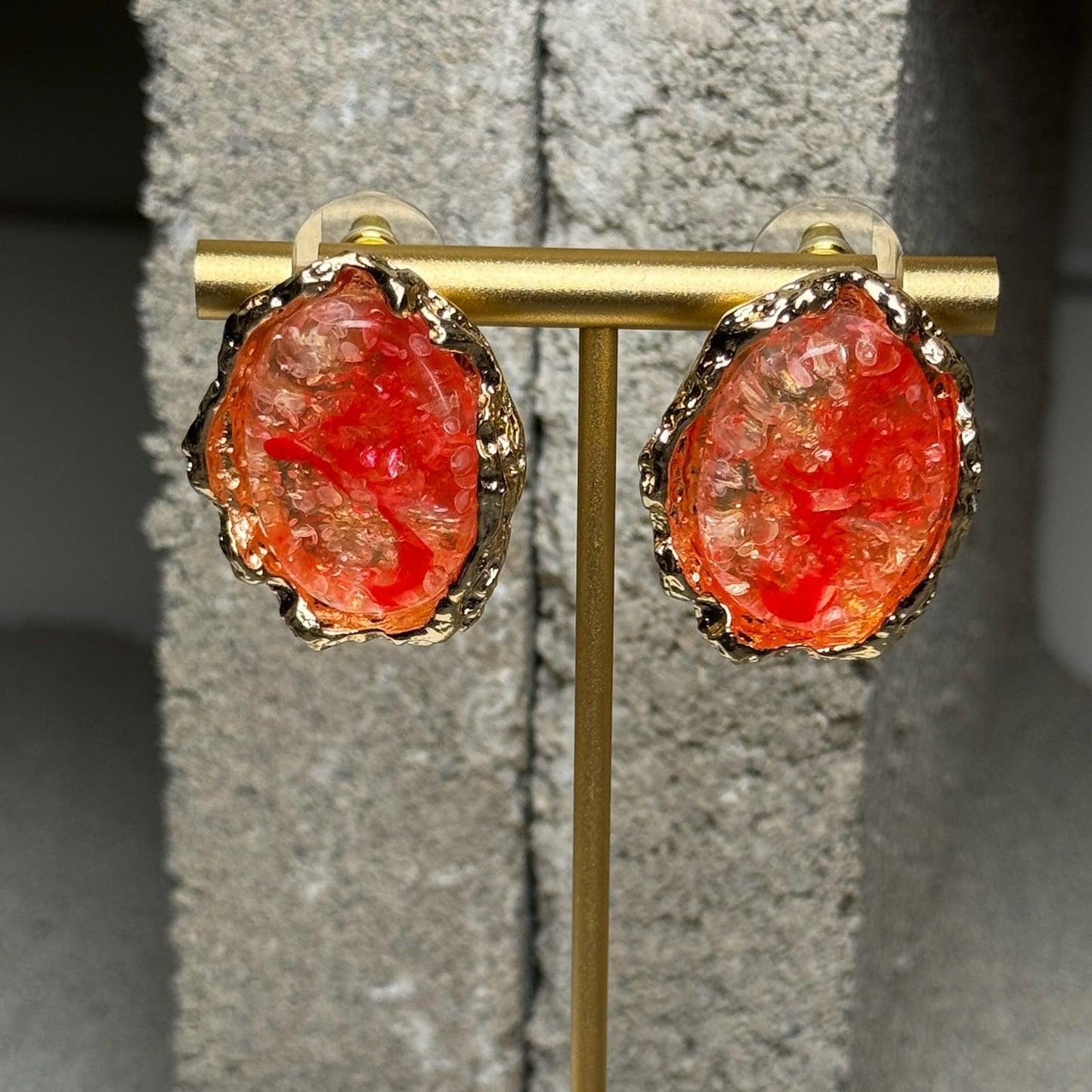 Lava Flow Stud Earrings