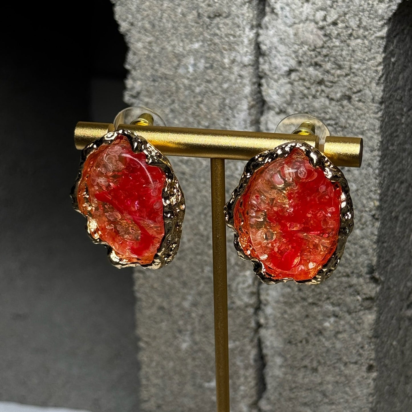Lava Flow Stud Earrings