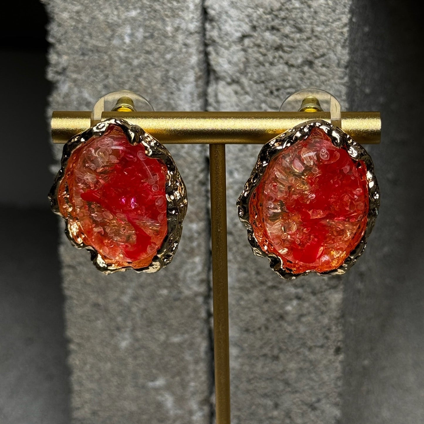 Lava Flow Stud Earrings