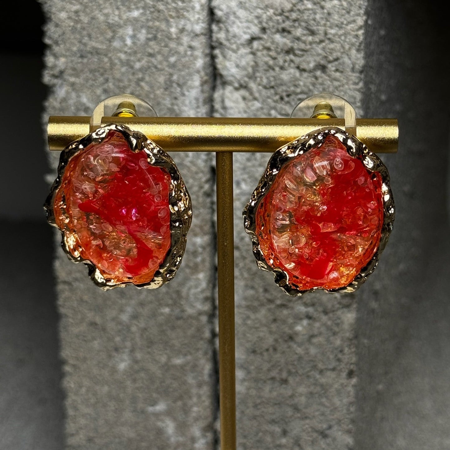Lava Flow Stud Earrings