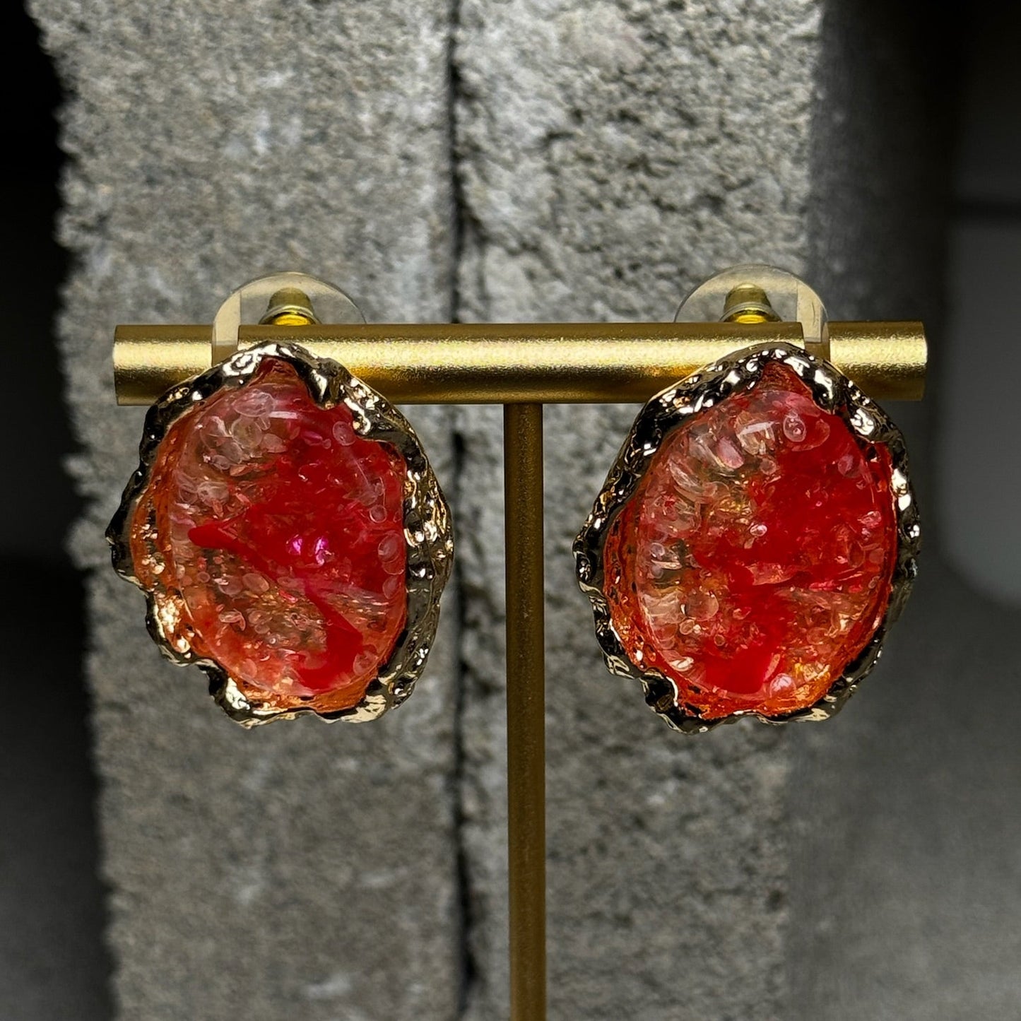 Lava Flow Stud Earrings