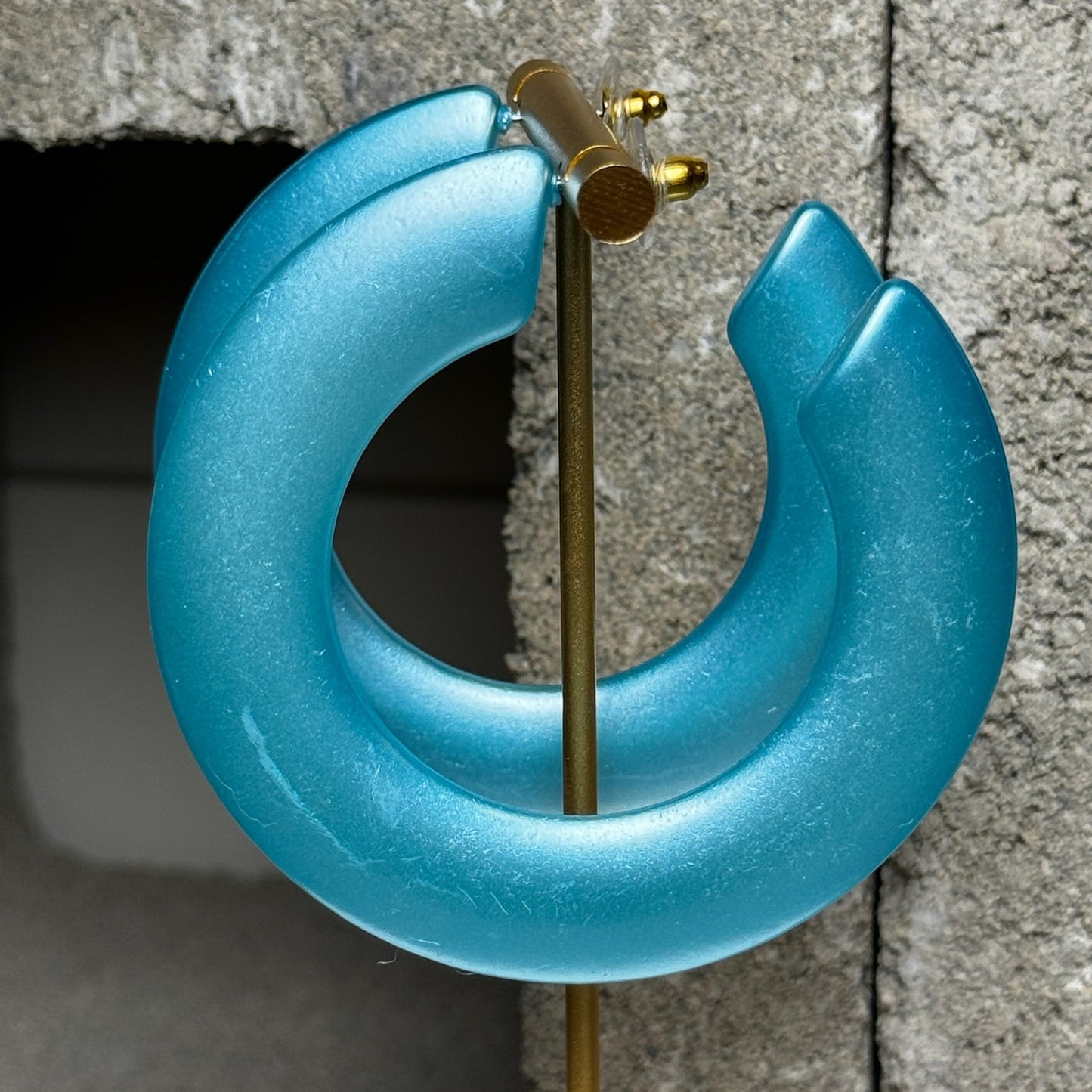 Celeste Gloss Hoops