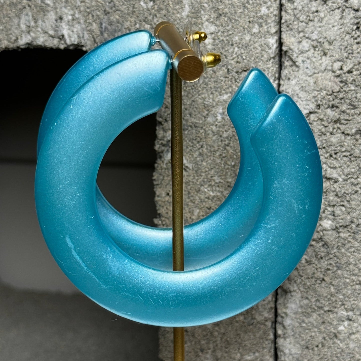 Celeste Gloss Hoops