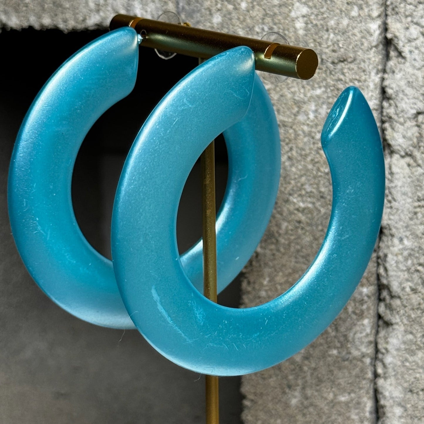 Celeste Gloss Hoops