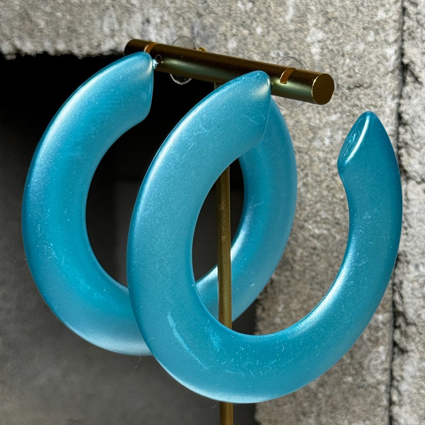 Celeste Gloss Hoops