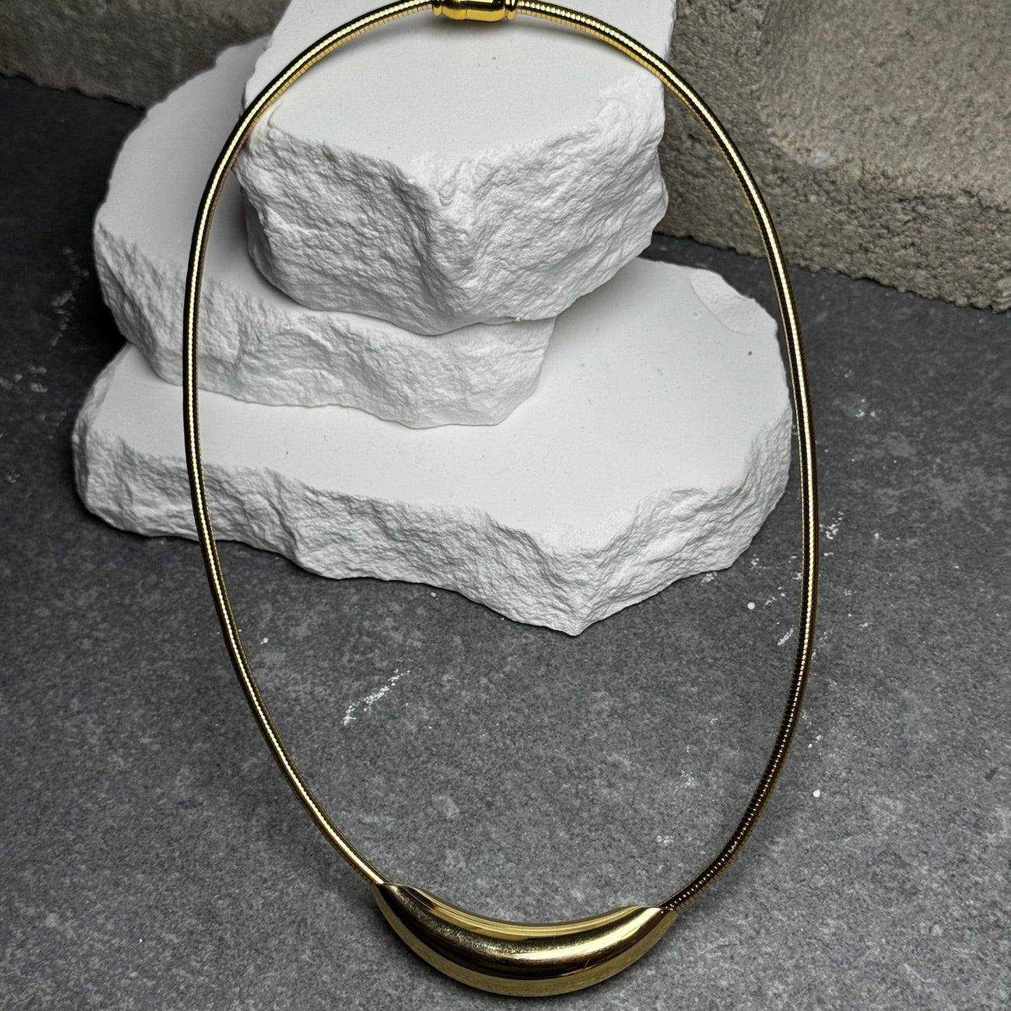 Polished Rope  Necklace 17.5"