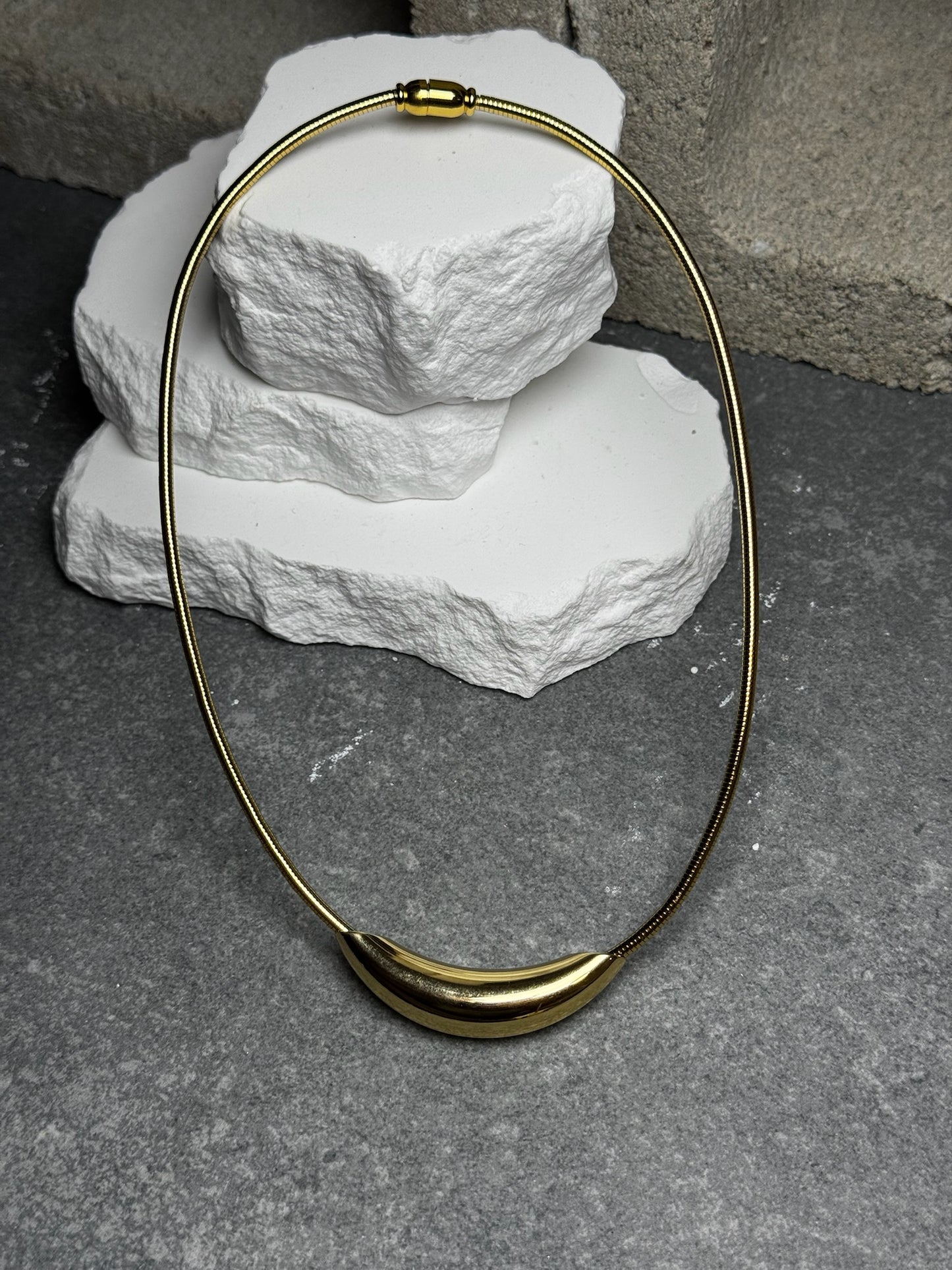 Polished Rope  Necklace 17.5"