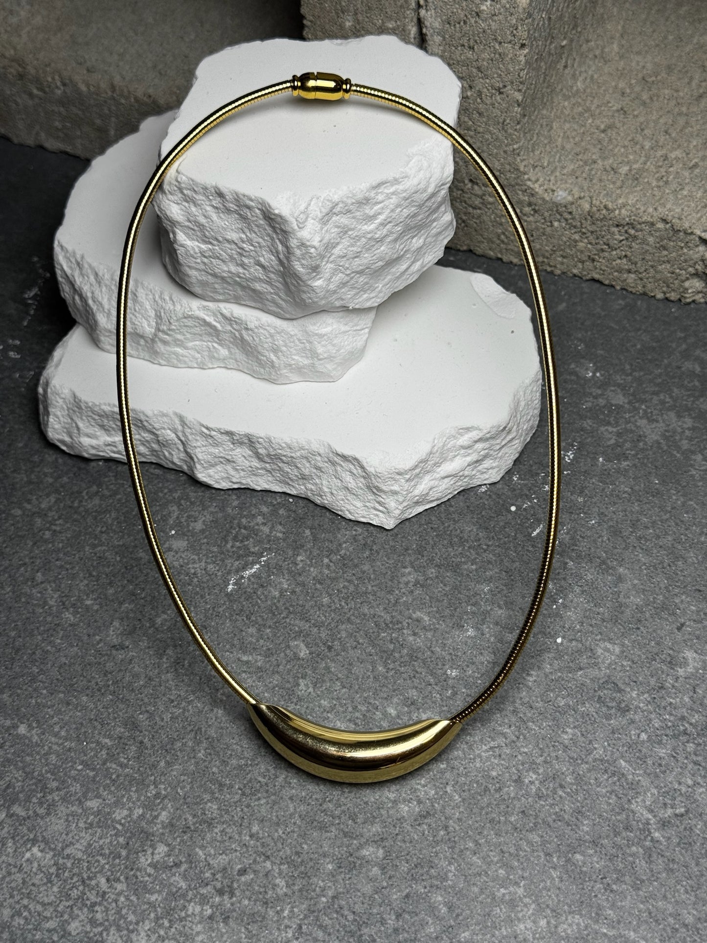 Polished Rope  Necklace 17.5"