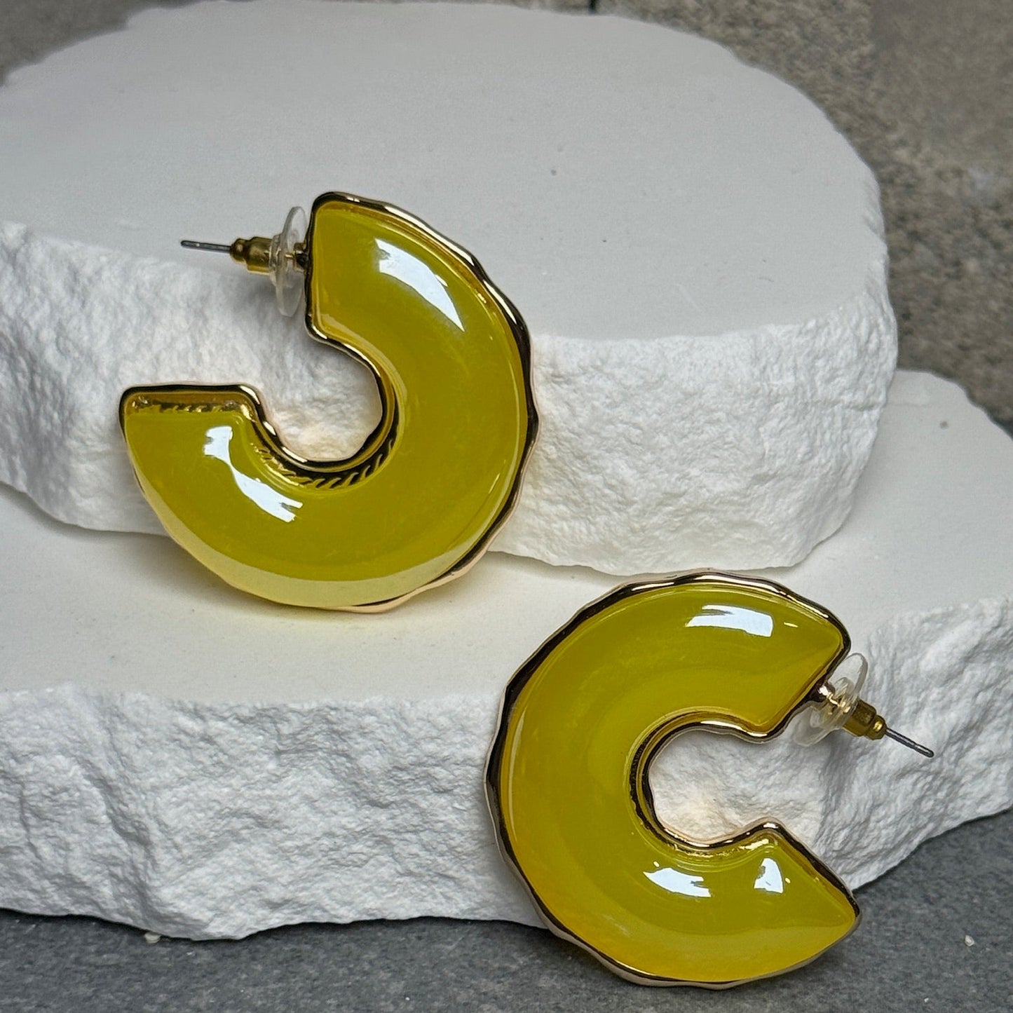 Neon Lush Hoop Earrings