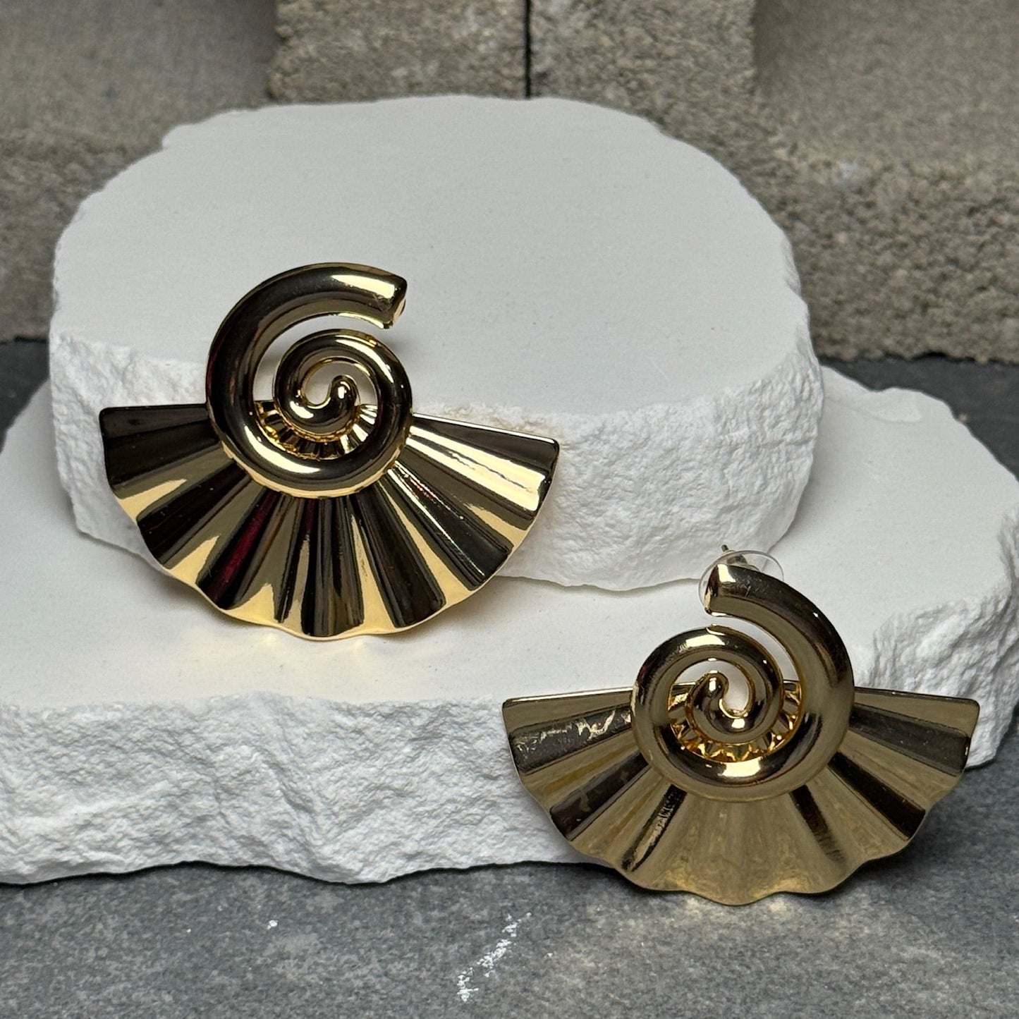 Spiral Affair Stud Earrings