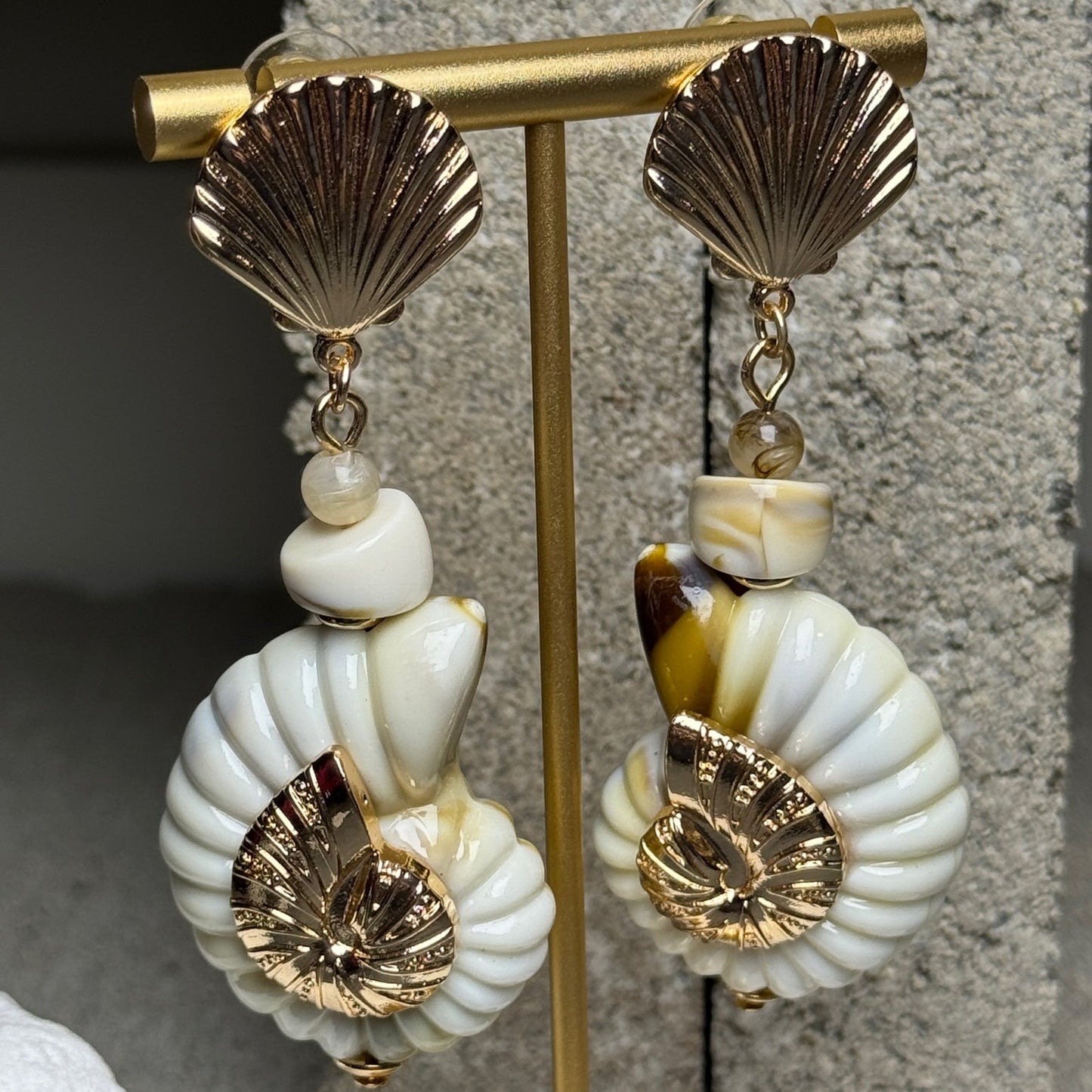 Shell Yeah Layered Earrings