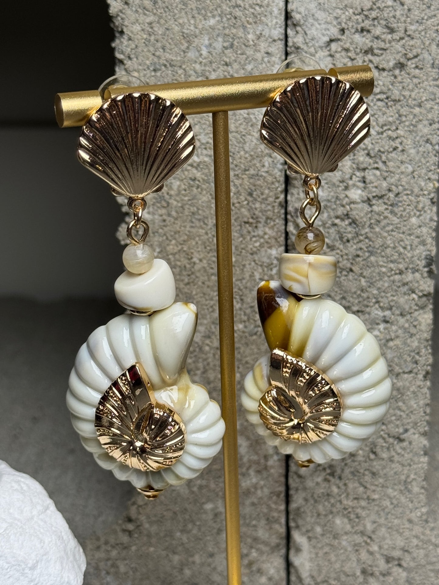Shell Yeah Layered Earrings