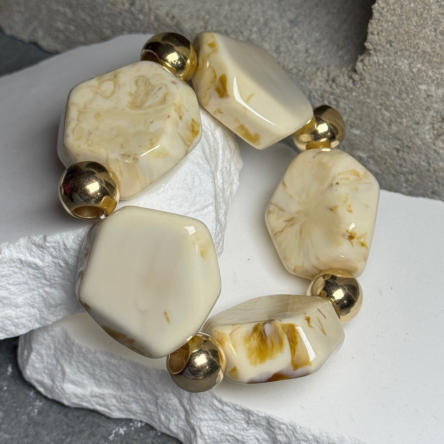 Desert Clay Elastic Bracelet
