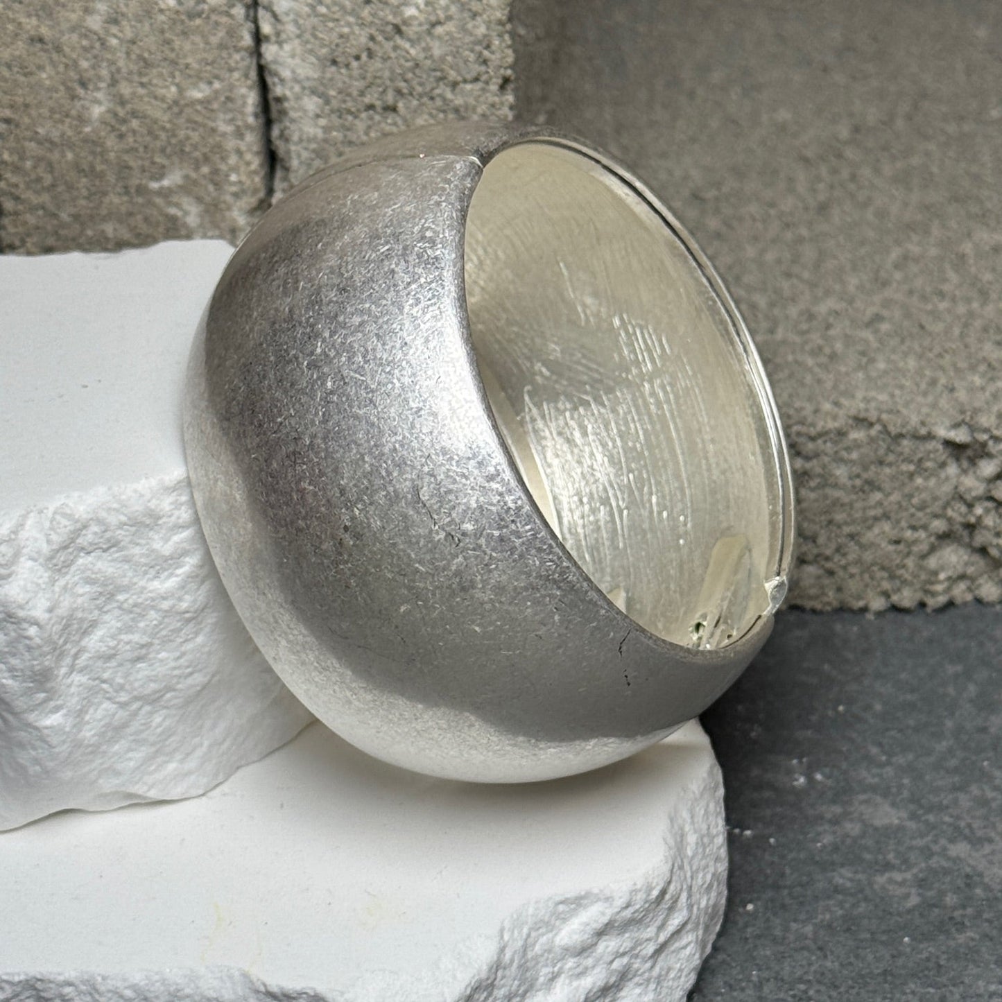 Eclipse Metal Cuff Bracelet 8"