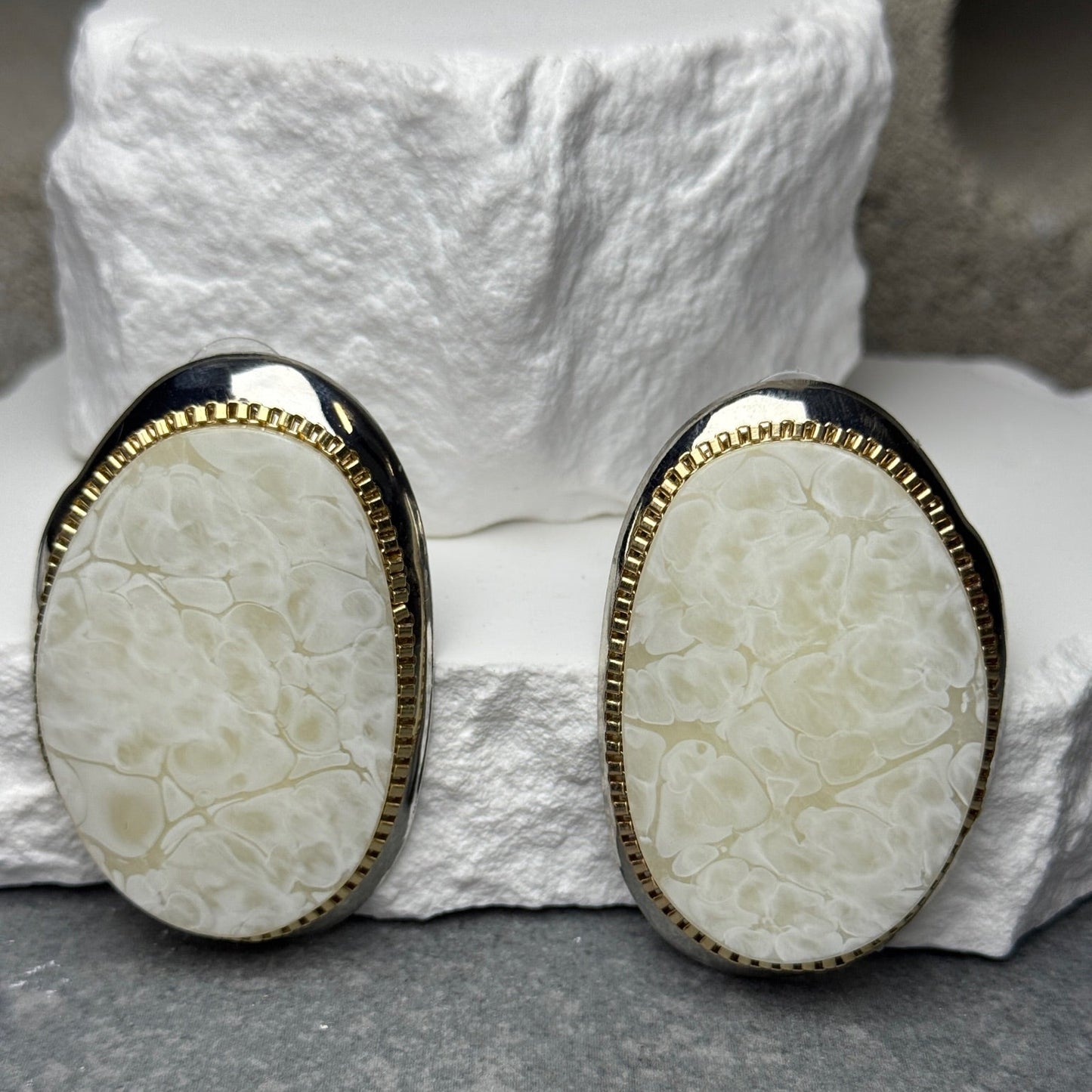Marble Muse Stud Earrings