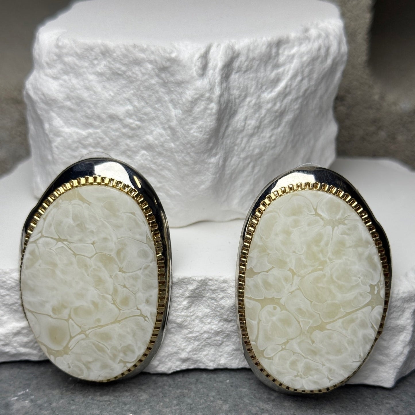 Marble Muse Stud Earrings