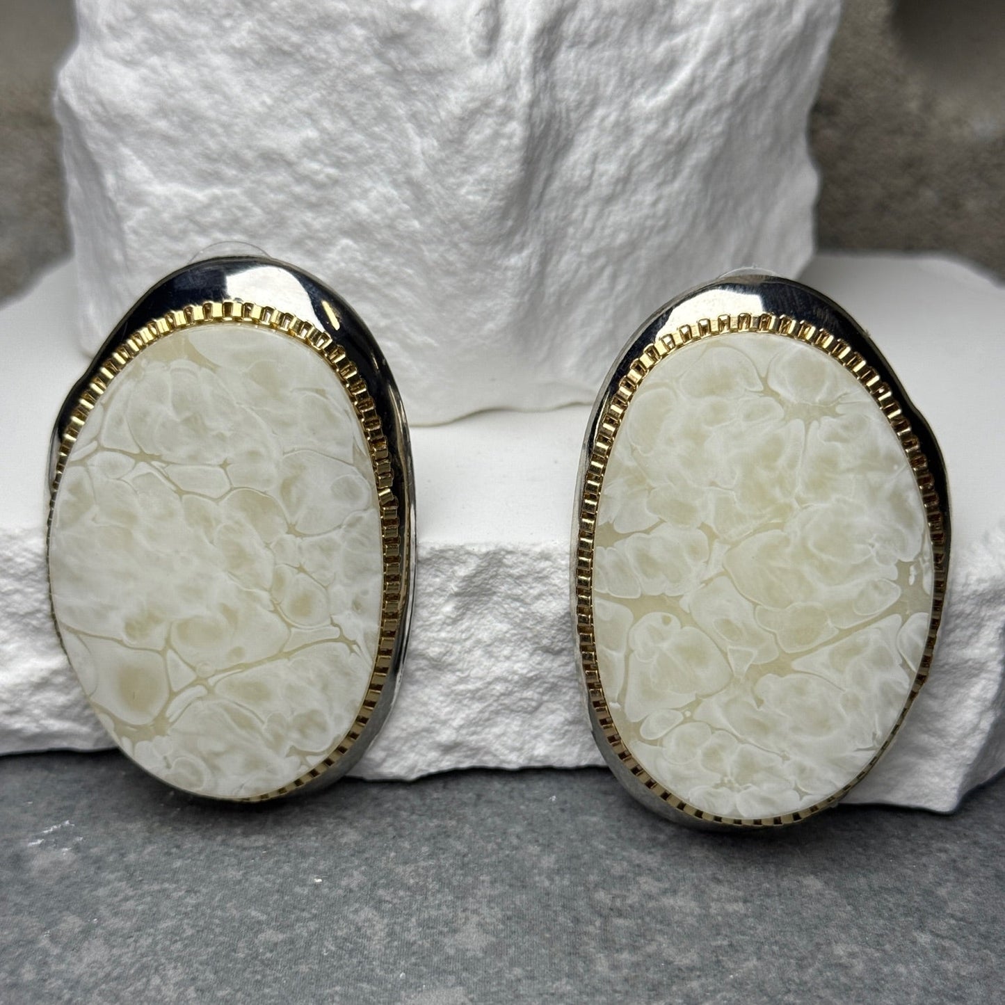 Marble Muse Stud Earrings