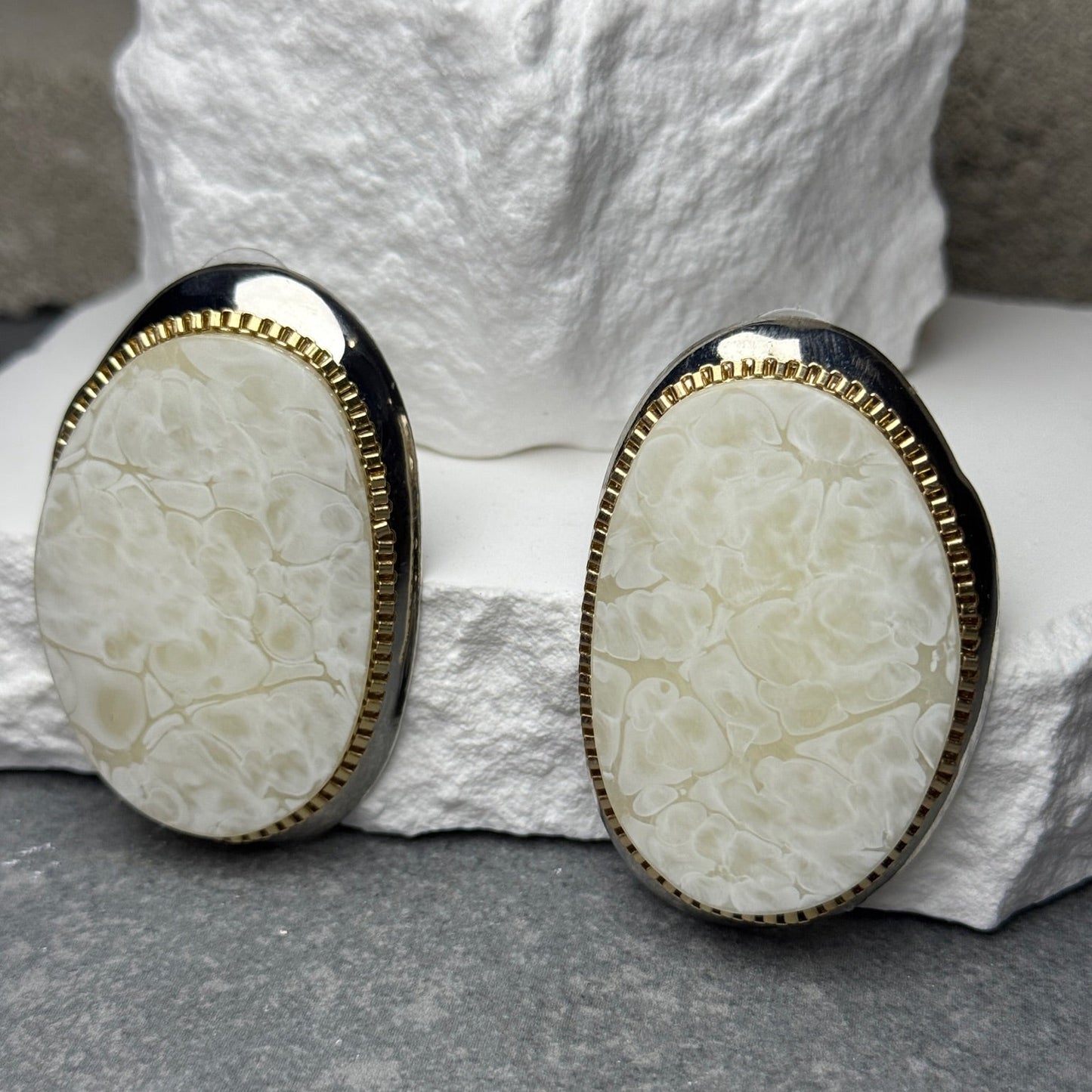 Marble Muse Stud Earrings