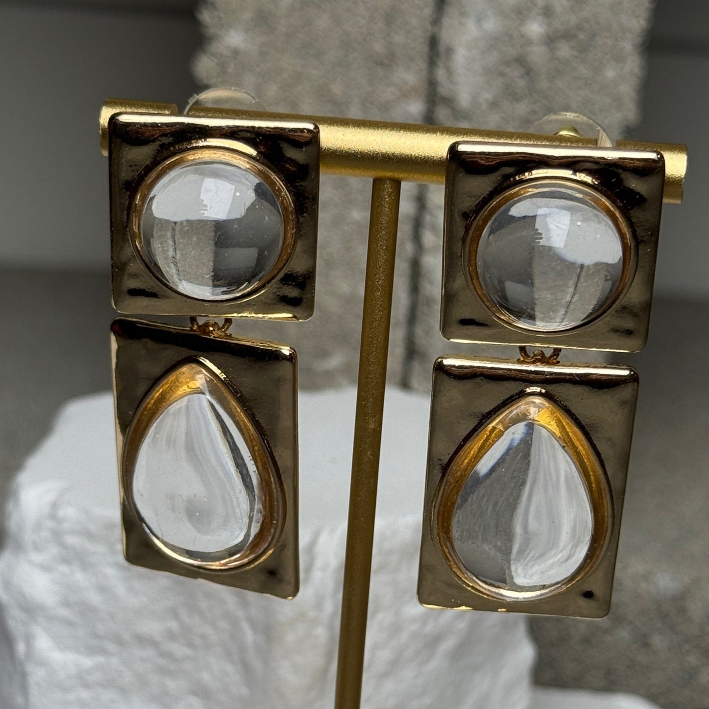 Double Fantasy 2-Layer Earrings