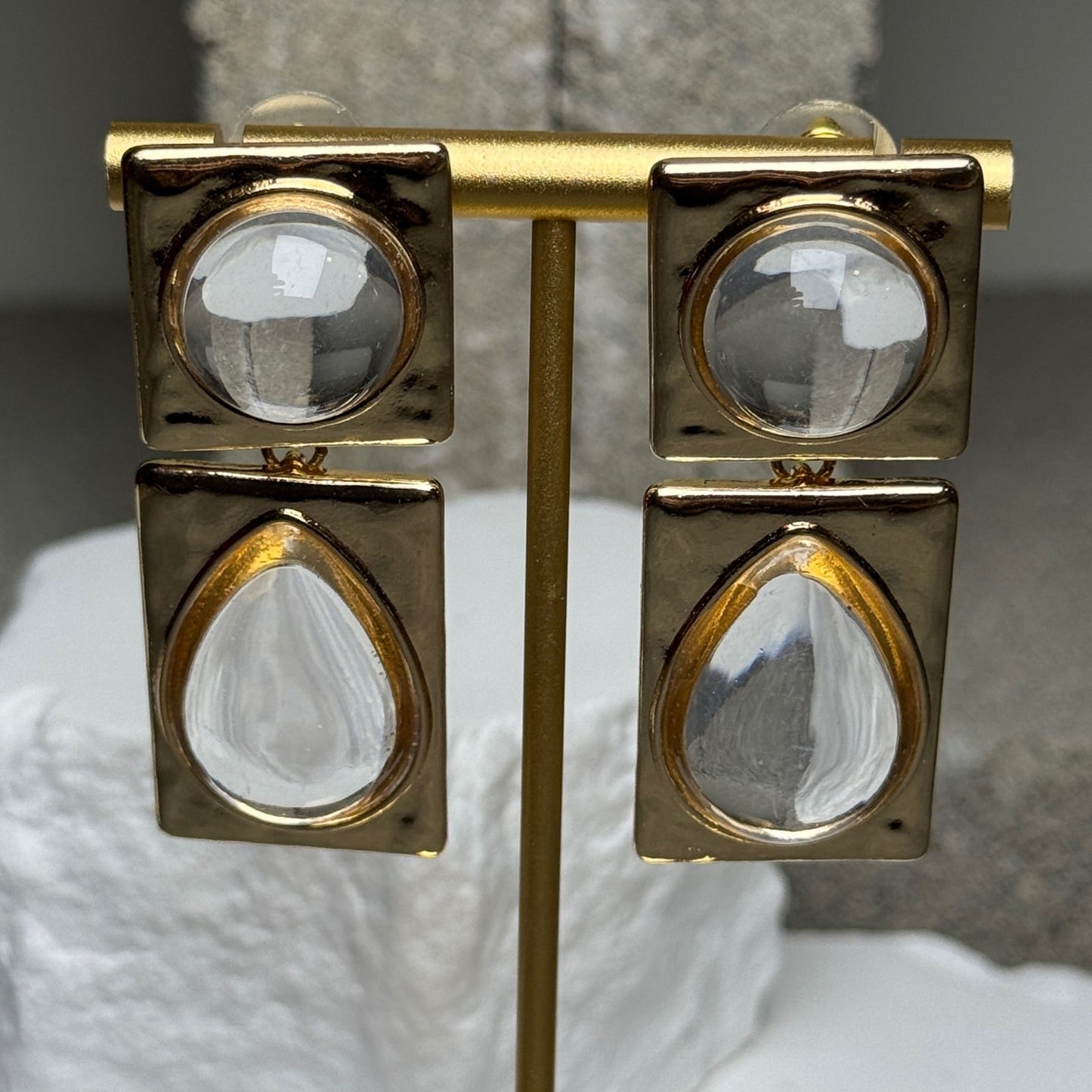 Double Fantasy 2-Layer Earrings