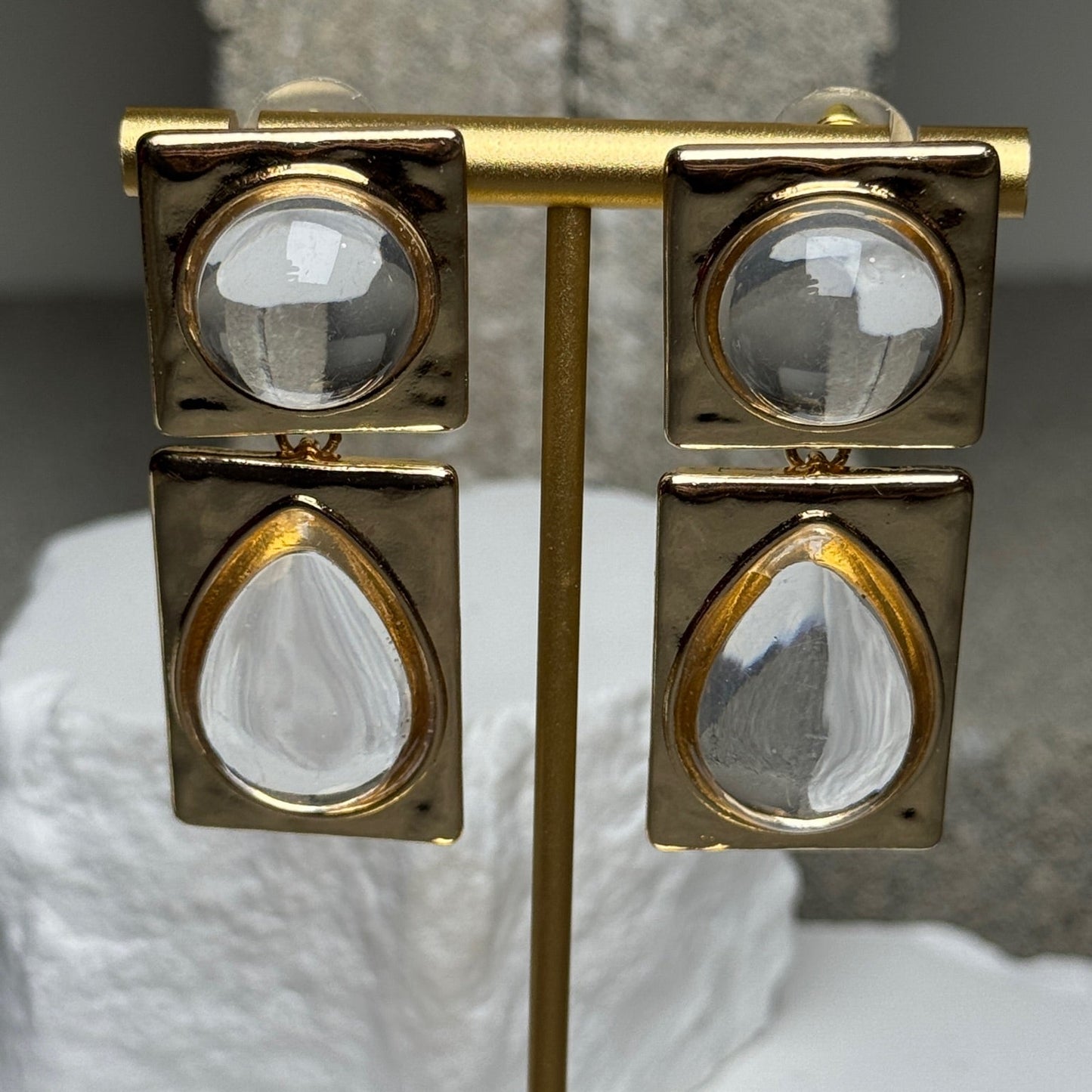 Double Fantasy 2-Layer Earrings