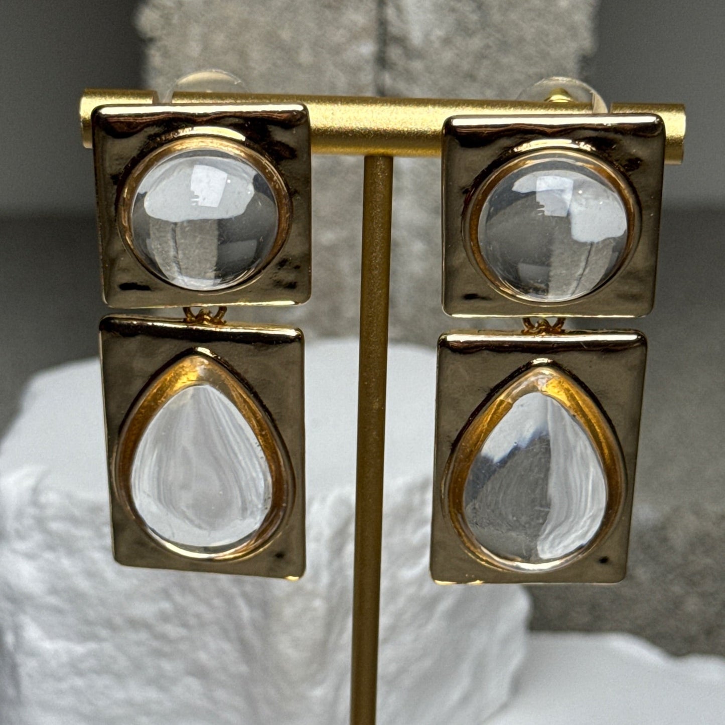 Double Fantasy 2-Layer Earrings