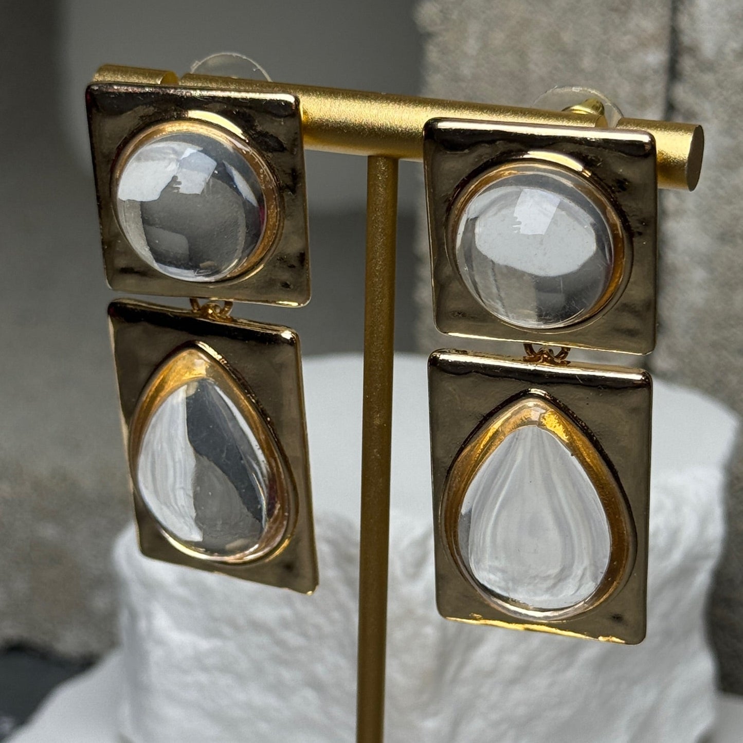 Double Fantasy 2-Layer Earrings