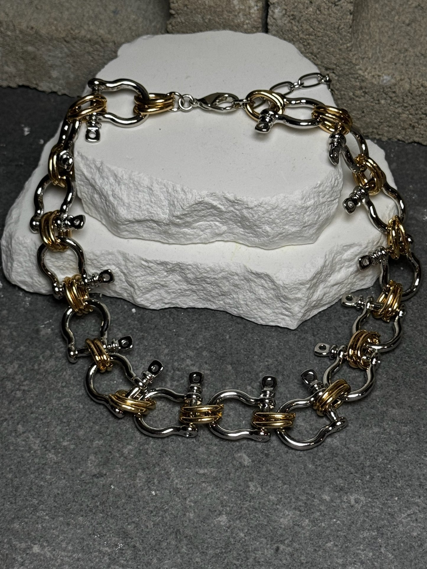 Built Different Linked Necklace 14" w/ Extender