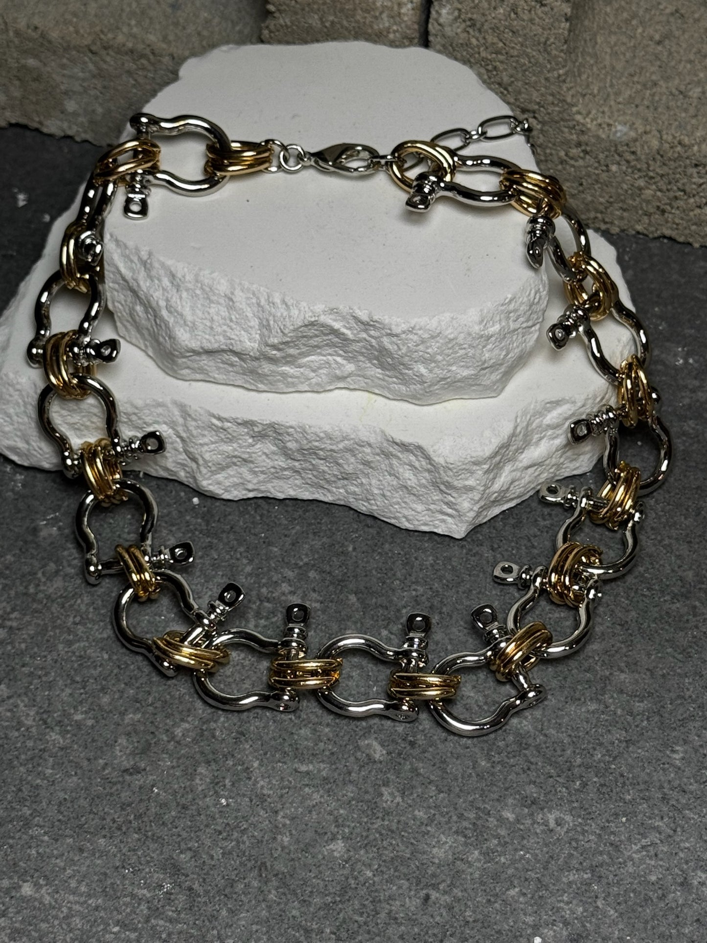 Built Different Linked Necklace 14" w/ Extender