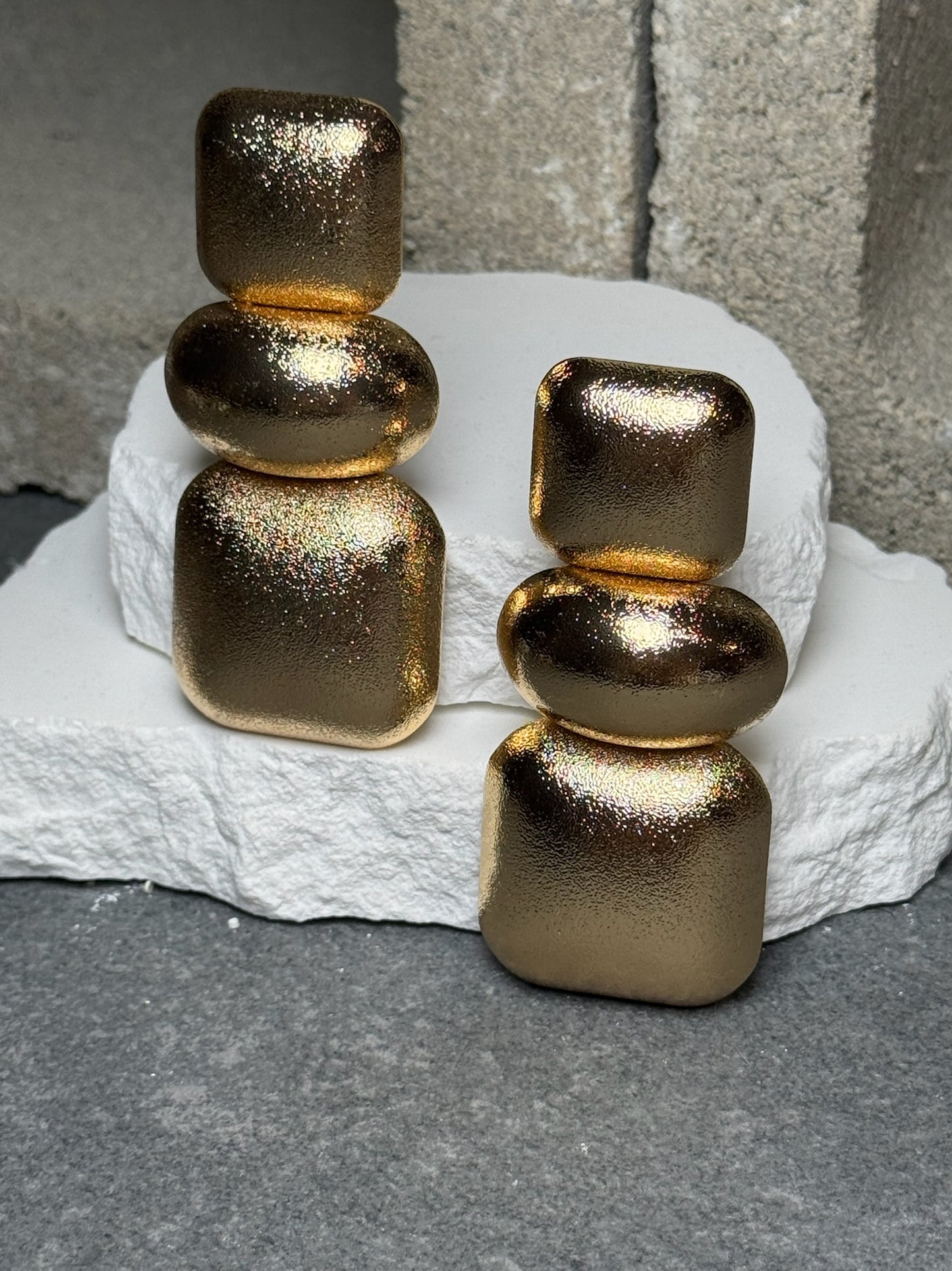 Triple Play Layered Earrings