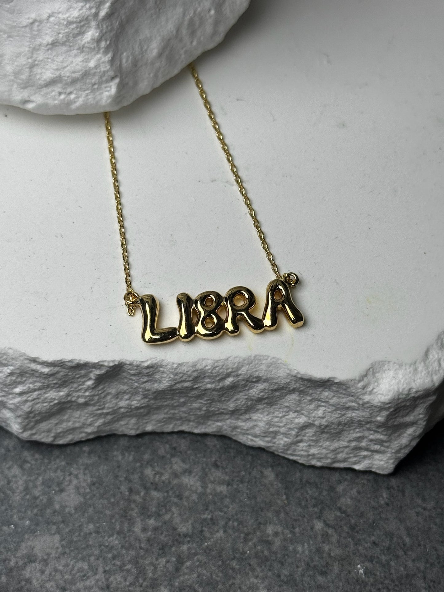 Zodiac Necklace 18k Gold Plated 16" w/ Extender