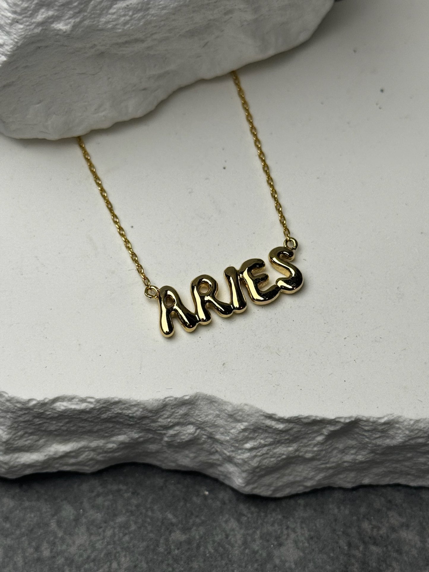 Zodiac Necklace 18k Gold Plated 16" w/ Extender
