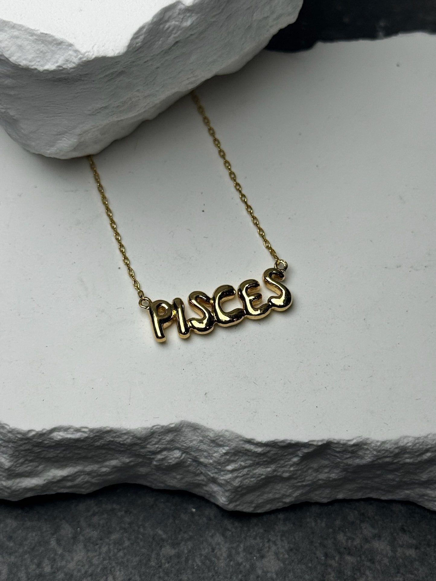 Zodiac Necklace 18k Gold Plated 16" w/ Extender