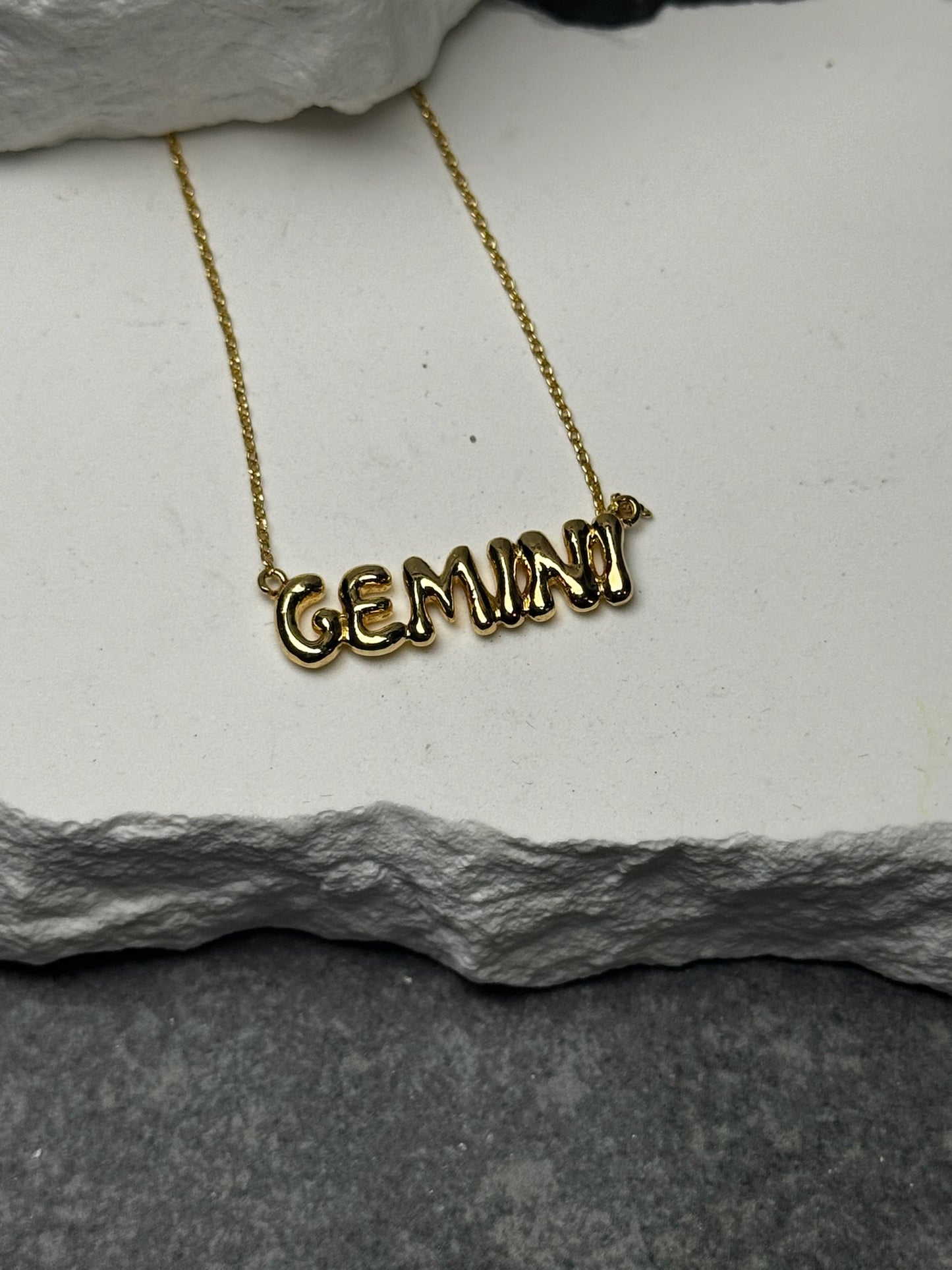 Zodiac Necklace 18k Gold Plated 16" w/ Extender