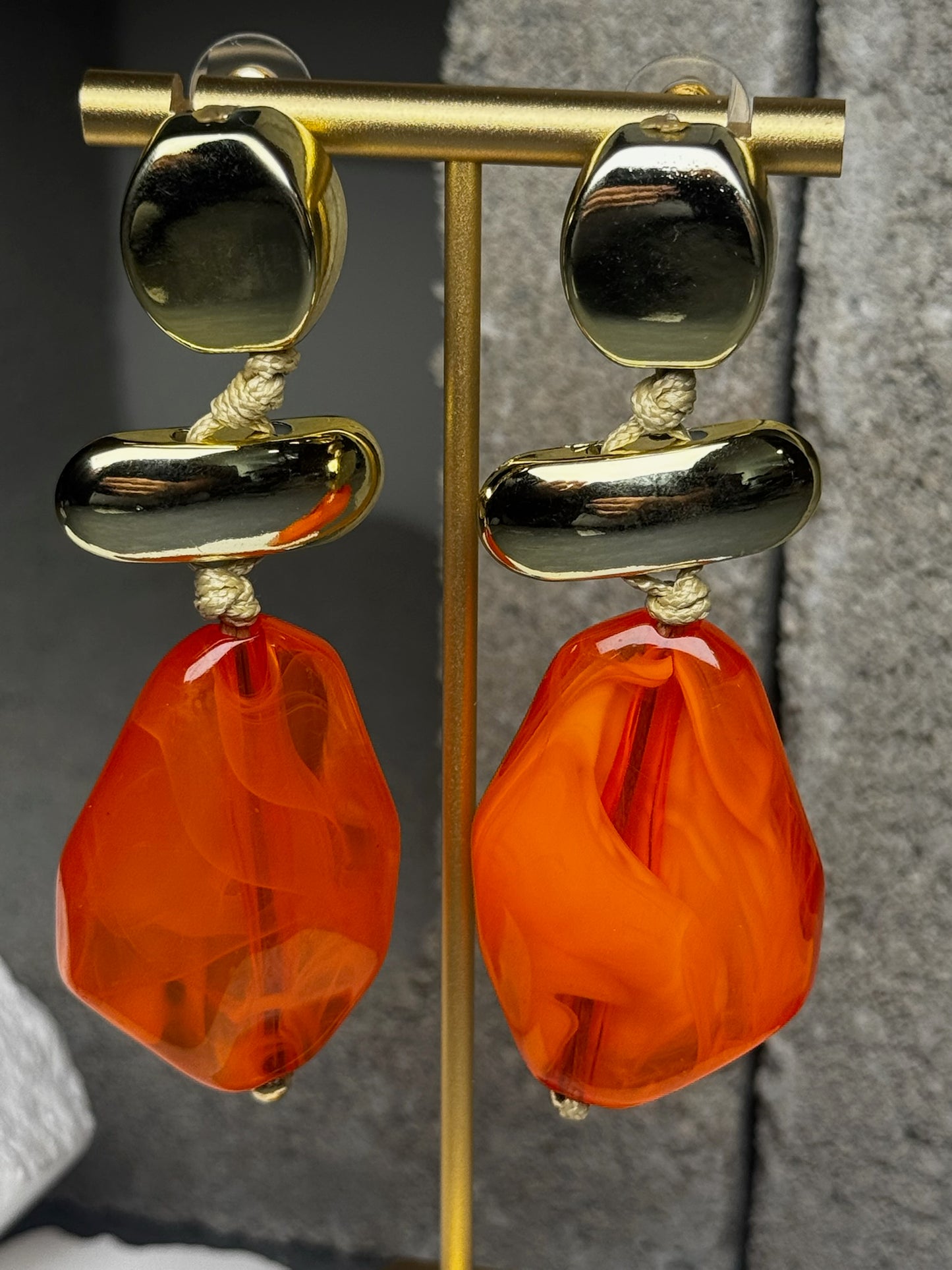 Let It Burn Layered Earrings