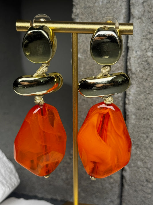 Let It Burn Layered Earrings