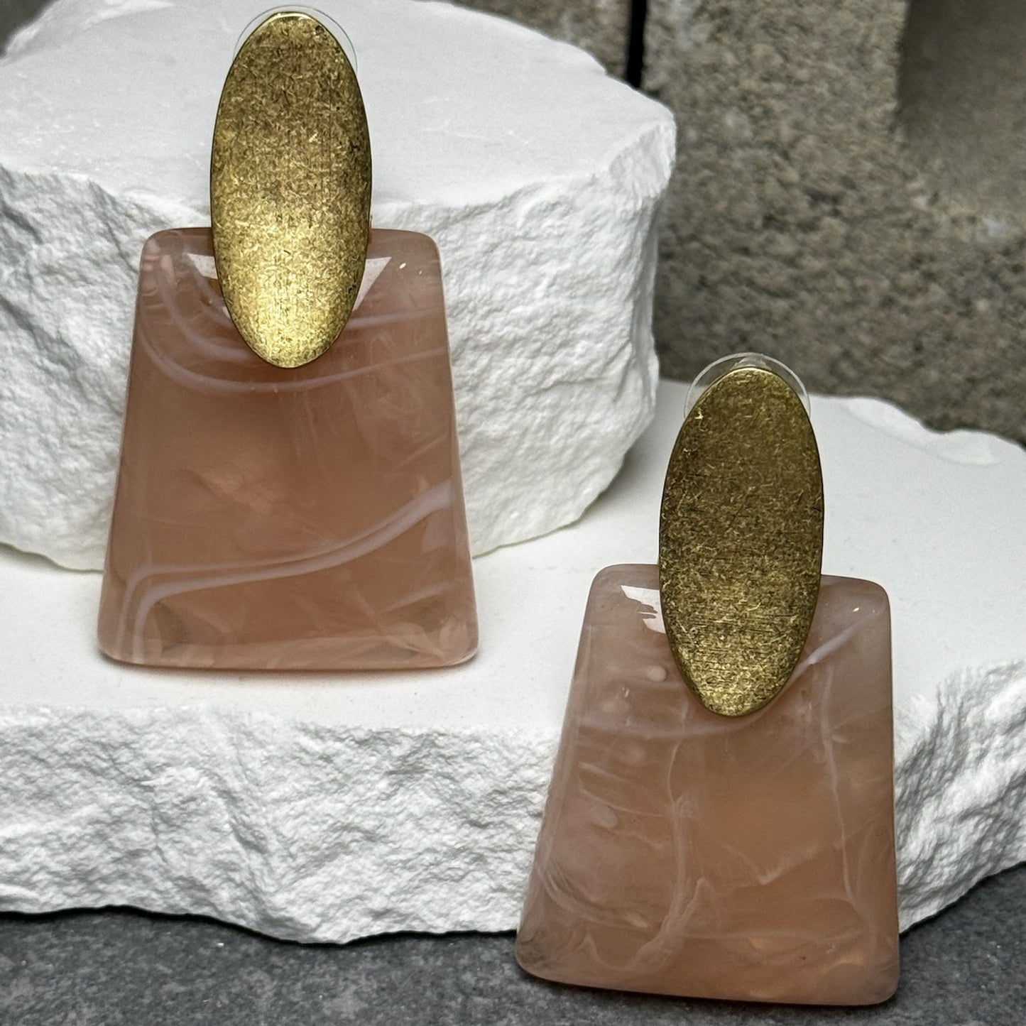 Warm Glow 2 Layer Earrings