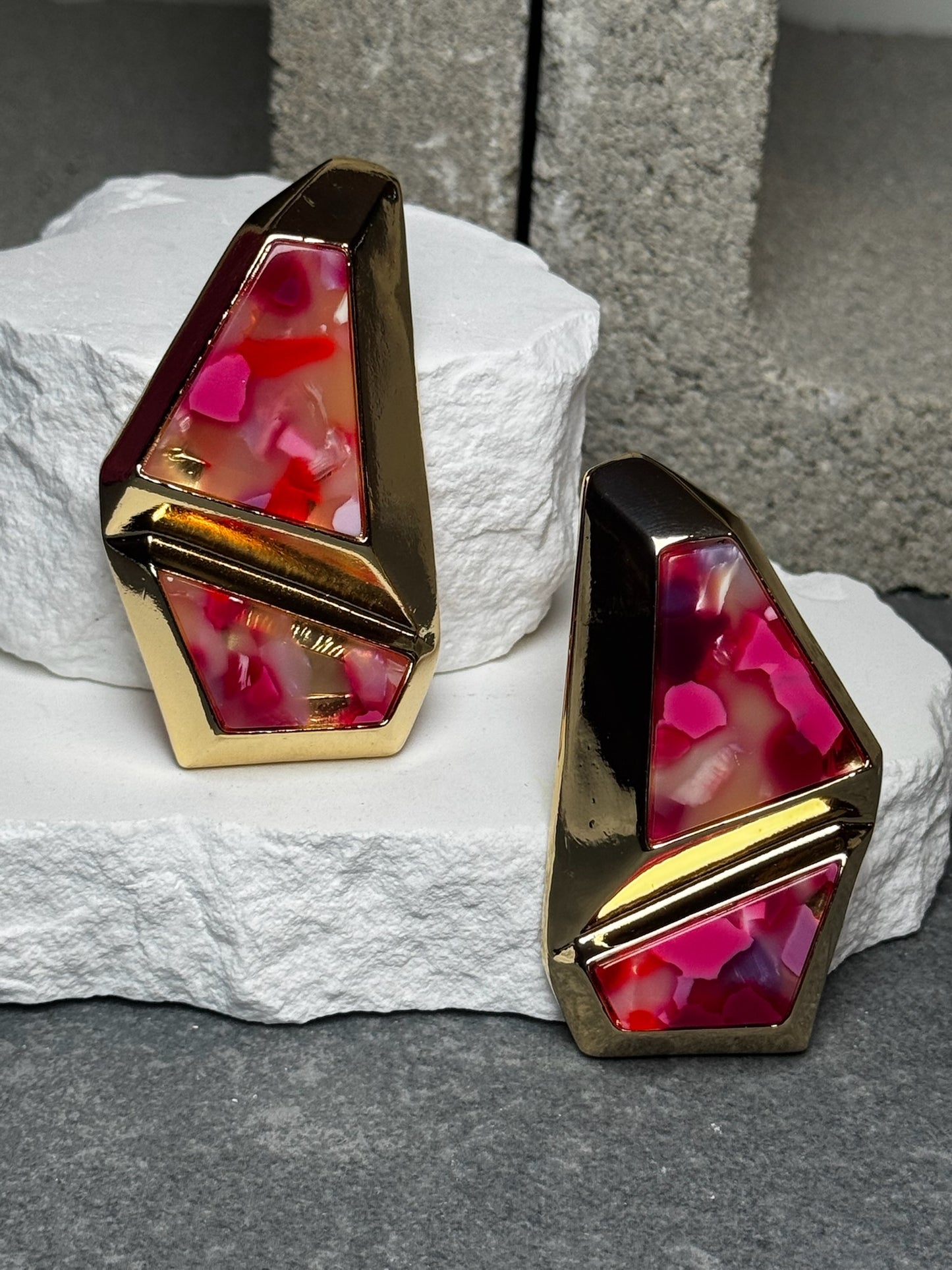 Play Too Much Two Layered Earrings