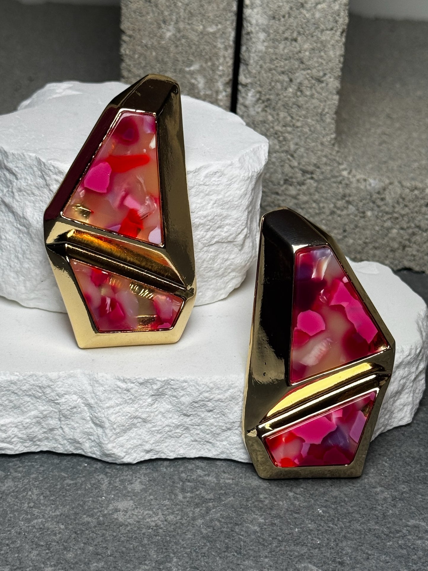 Play Too Much Two Layered Earrings