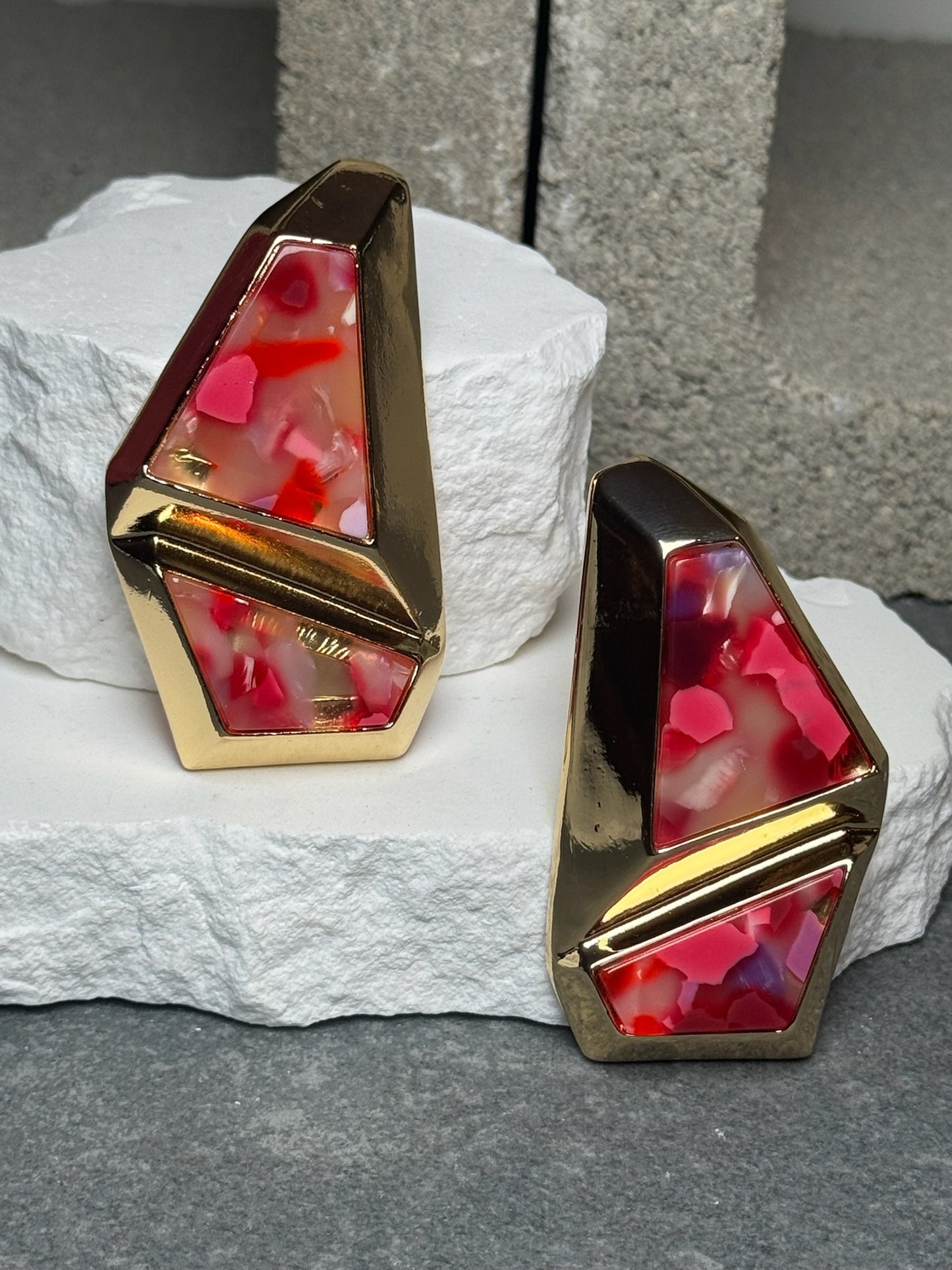 Play Too Much Two Layered Earrings